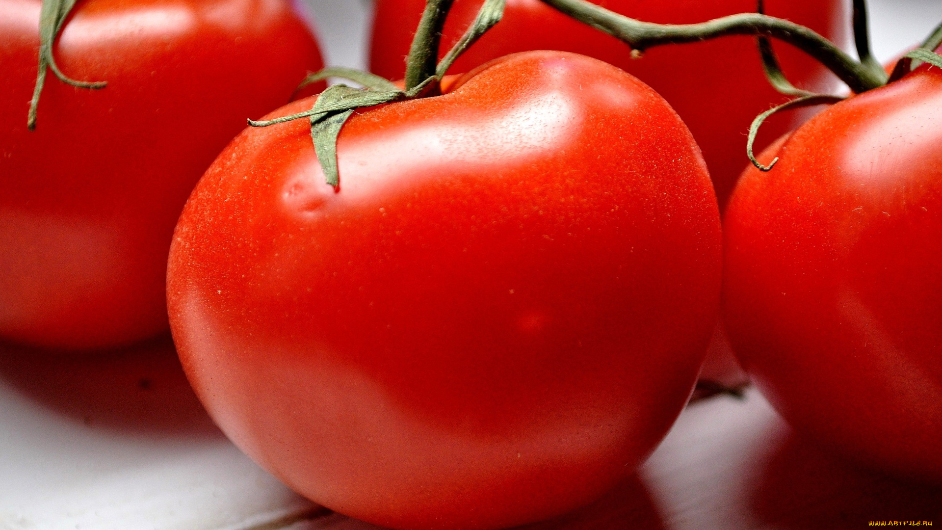 еда, помидоры, красный, круглый, томаты