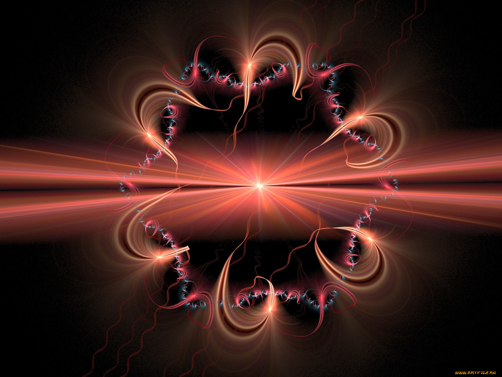 3д, графика, fractal, фракталы, фон, цвета, узор