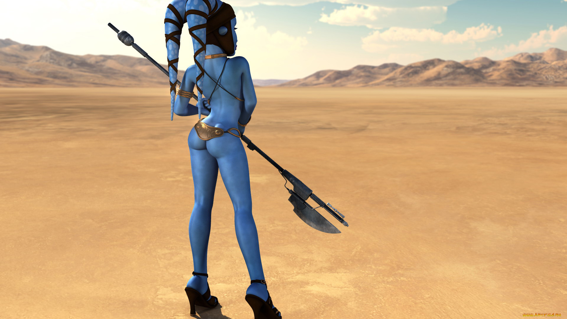 3д, графика, creatures, существа, существо, песок