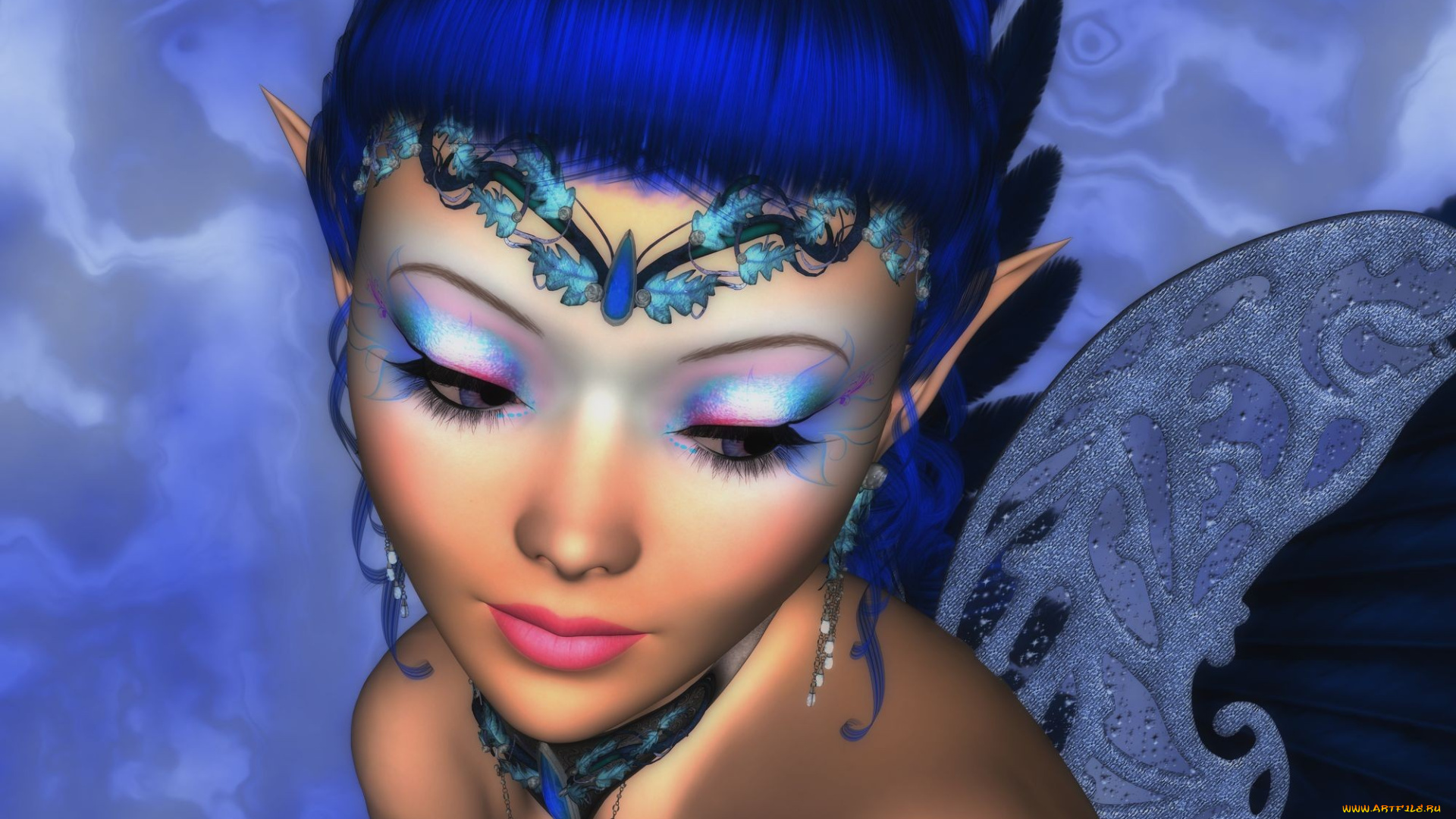 3д, графика, elves, эльфы, эльфийка