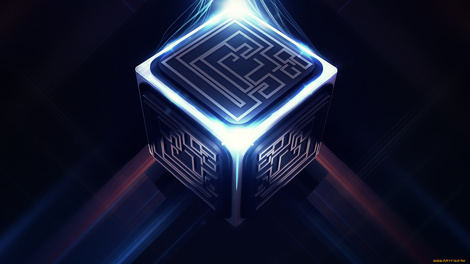 3д, графика, modeling, моделирование, куб