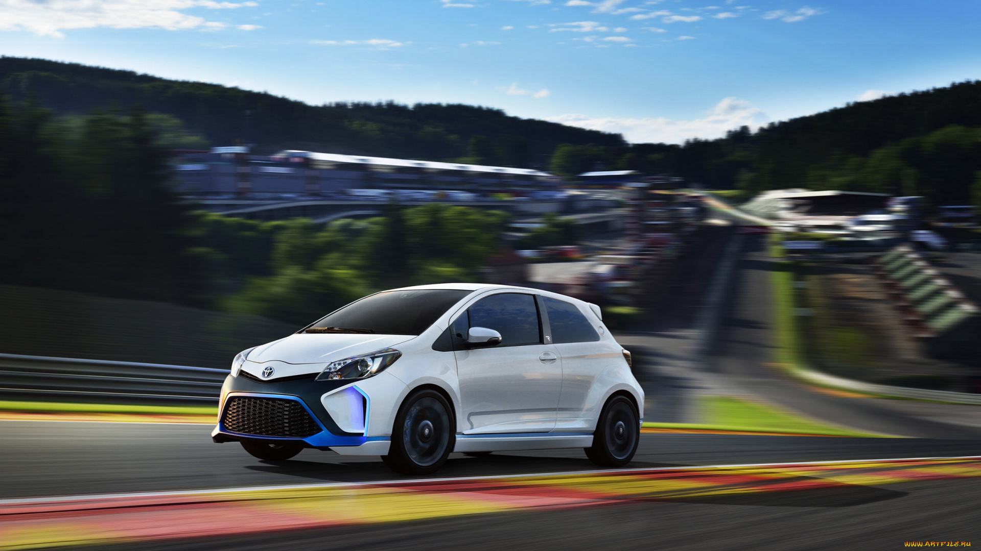 автомобили, toyota, yaris-r, hybrid