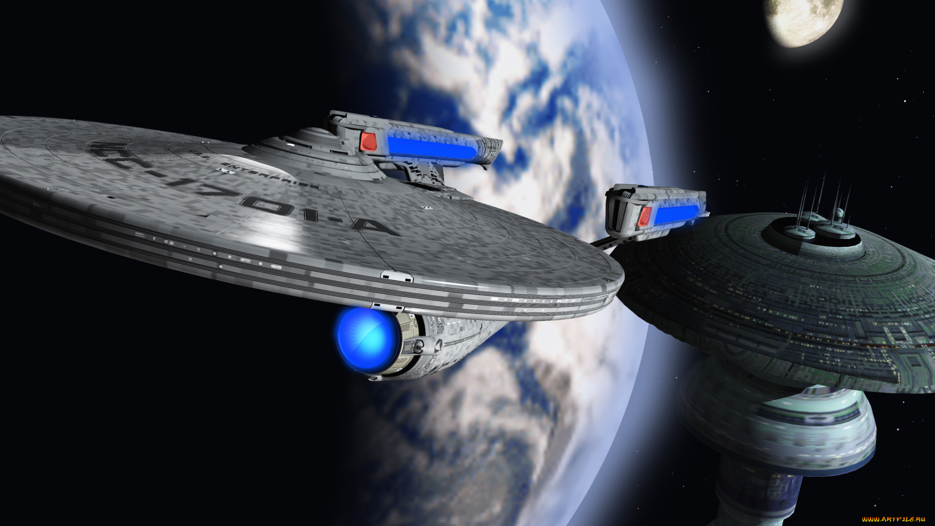 космос, арт, космические, корабли, звезды, планеты