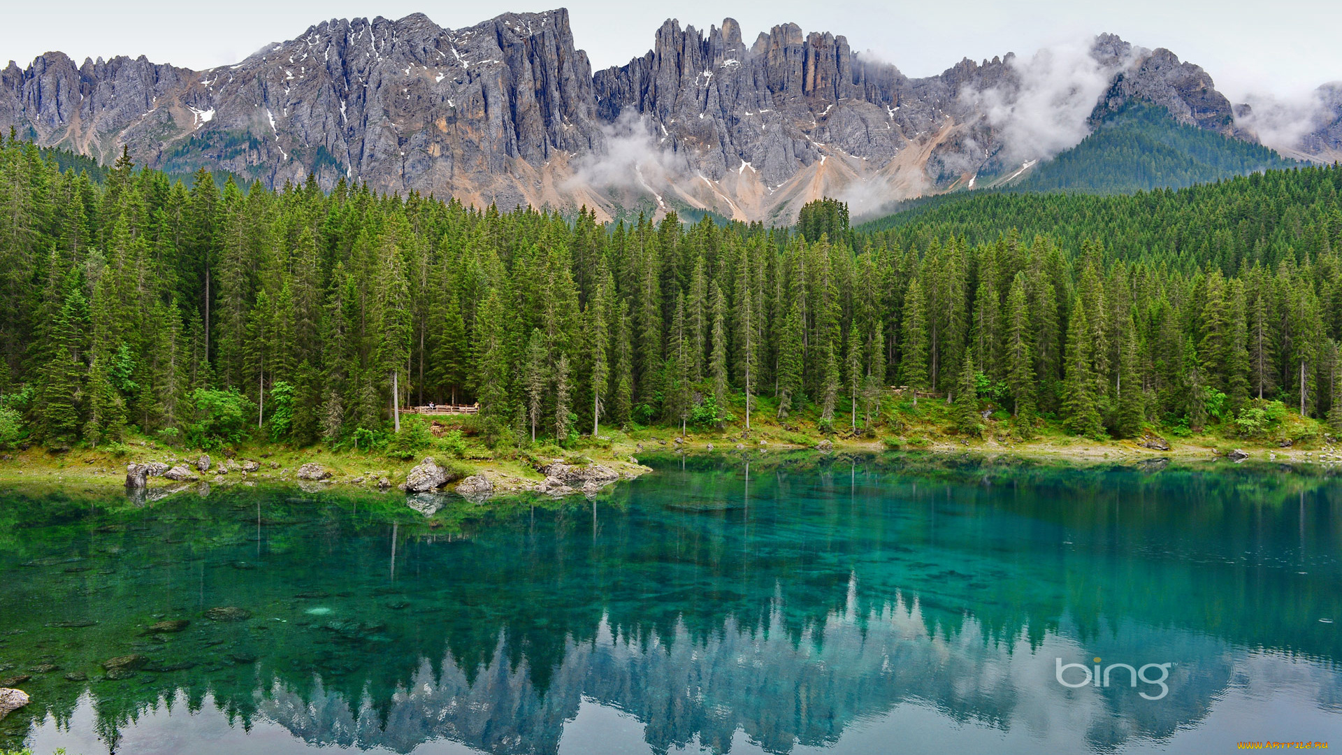 природа, реки, озера, горы, лес, озеро, отражение