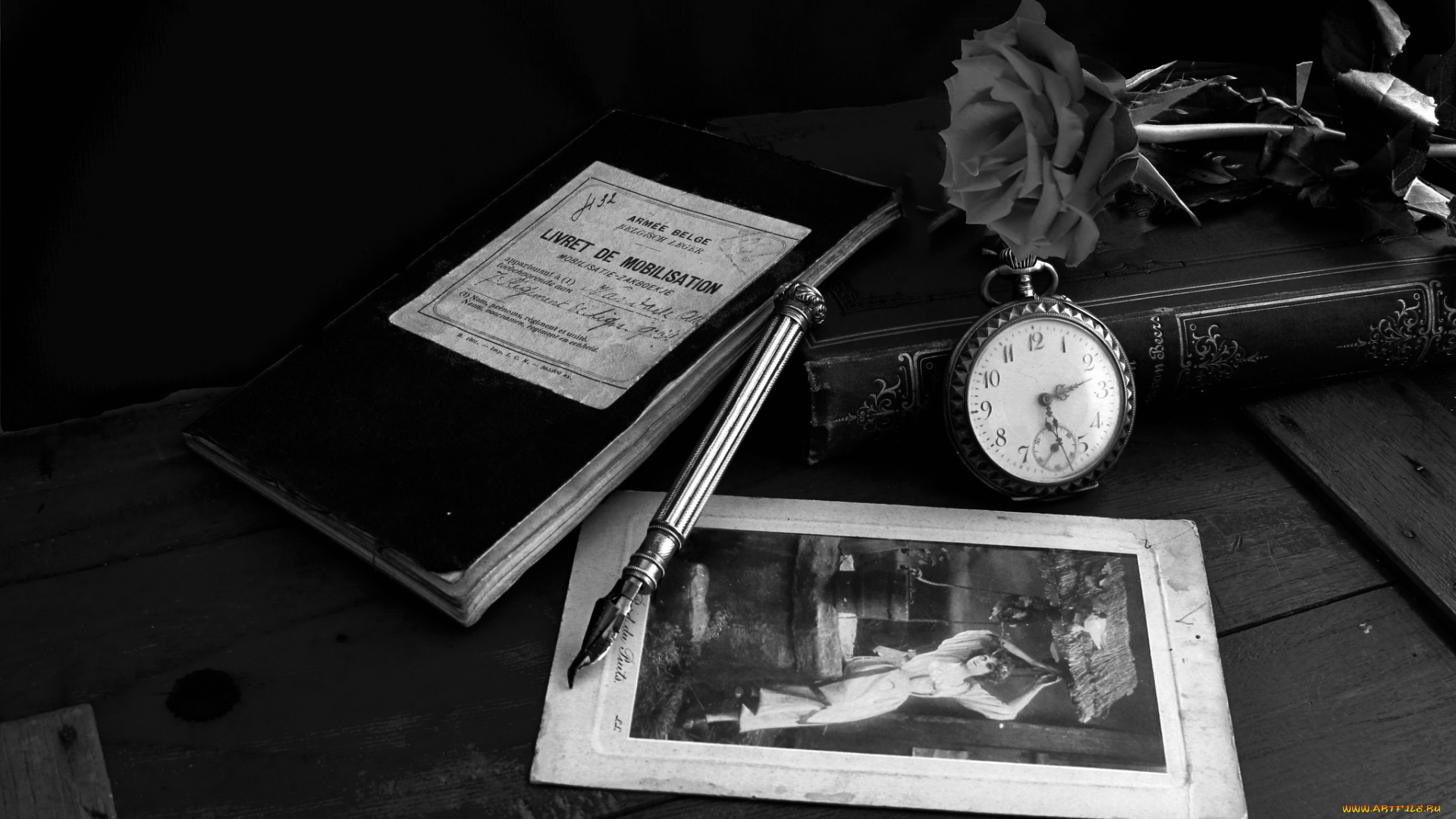 разное, ретро, винтаж, фото, перо, часы