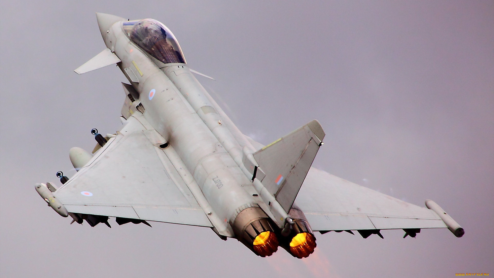 typhoon, авиация, боевые, самолёты, истребитель, взлет