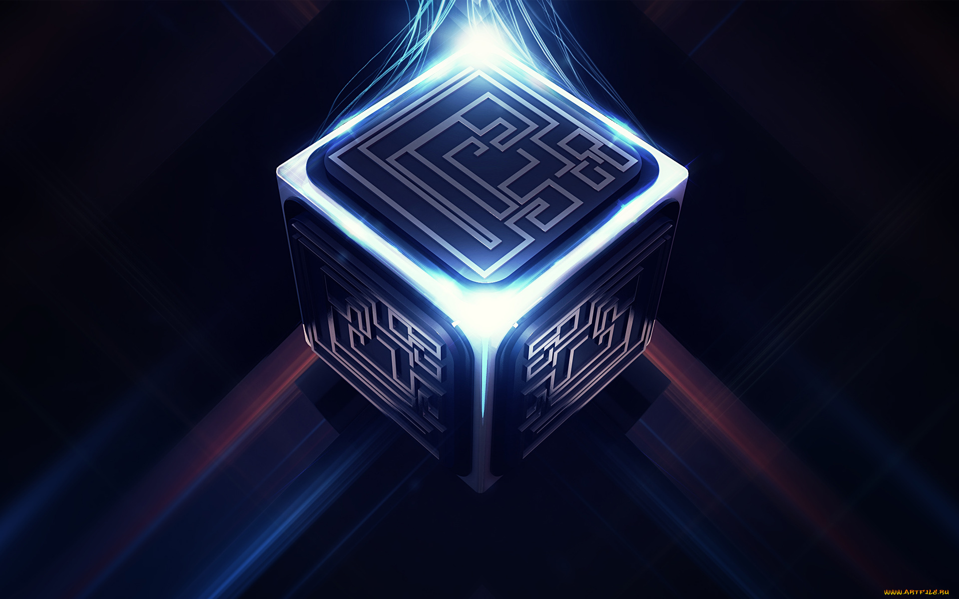 3д, графика, modeling, моделирование, куб