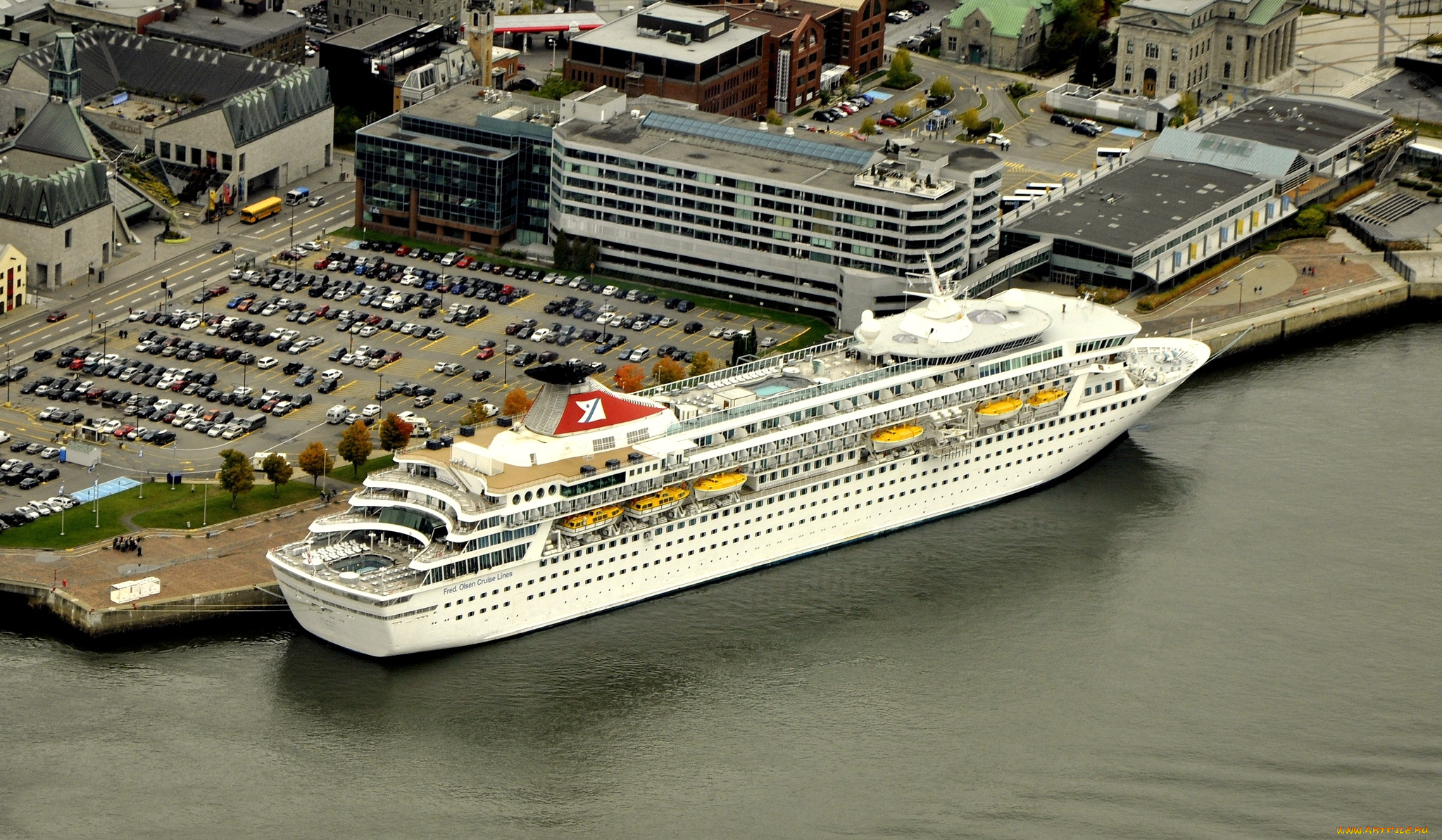 корабли, лайнеры, круиз, панорама