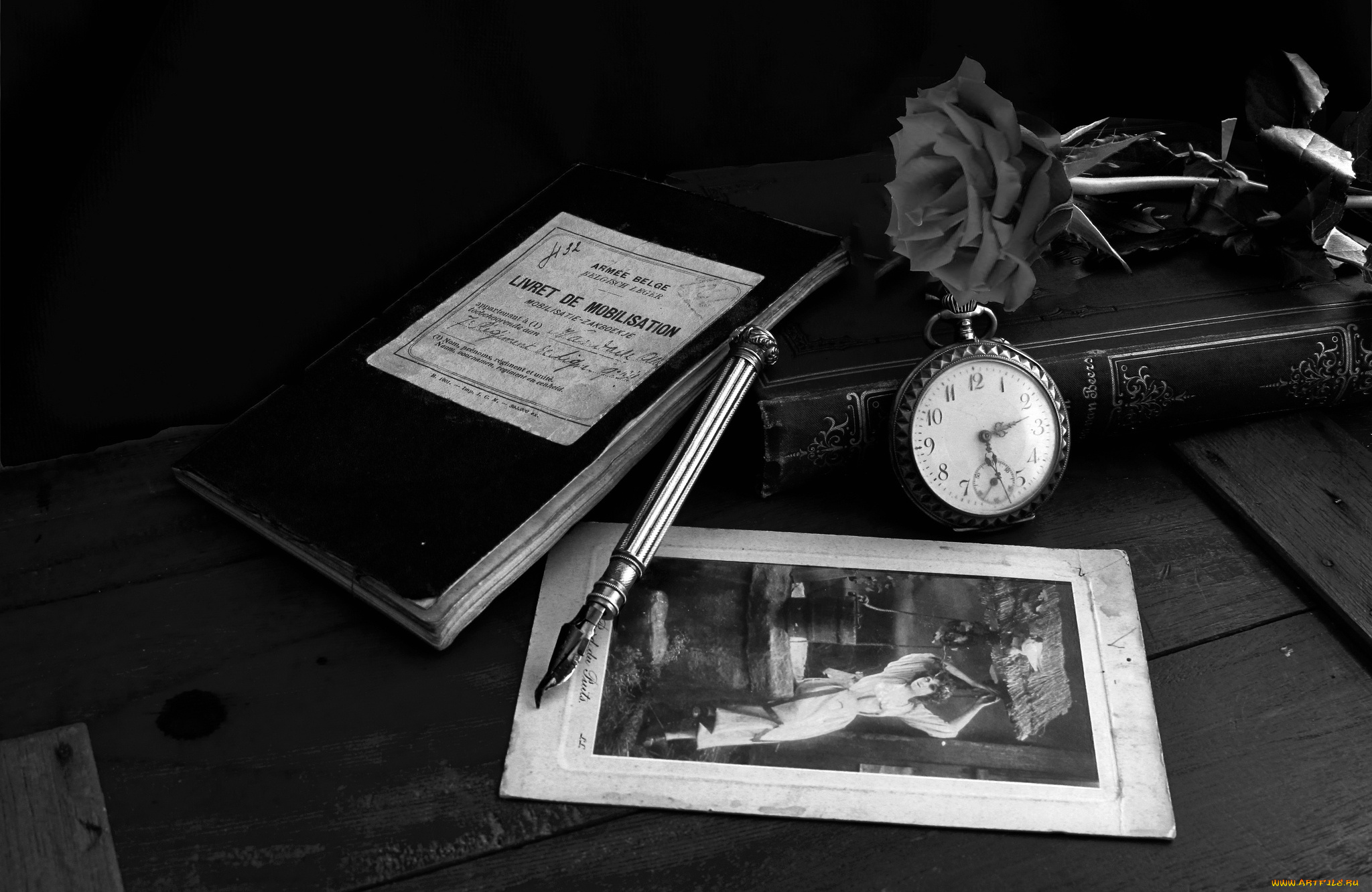 разное, ретро, винтаж, фото, перо, часы