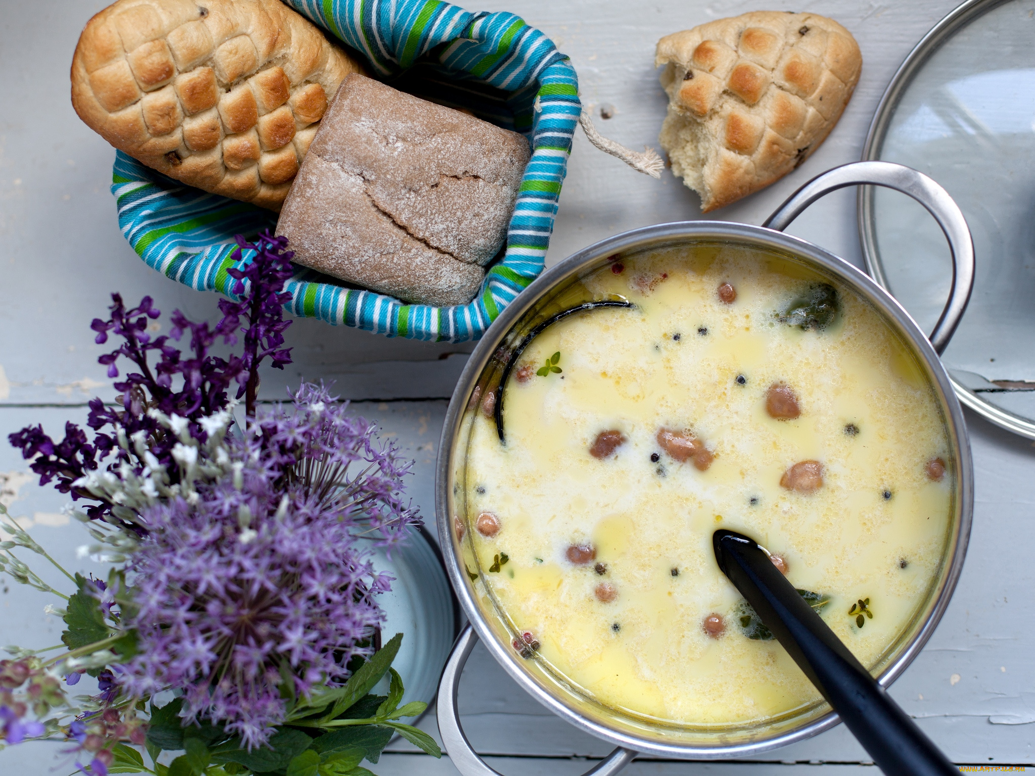 еда, первые, блюда, грибной, суп