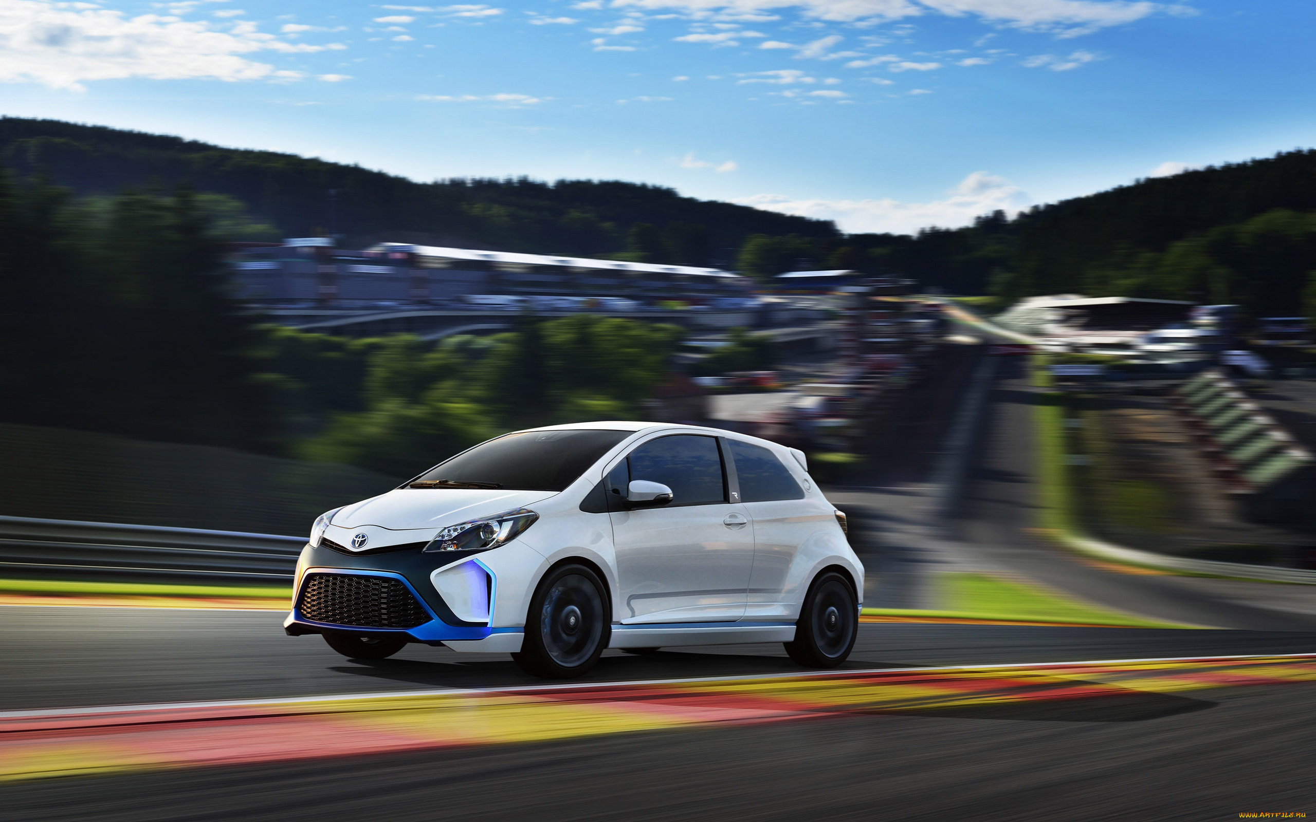 автомобили, toyota, yaris-r, hybrid