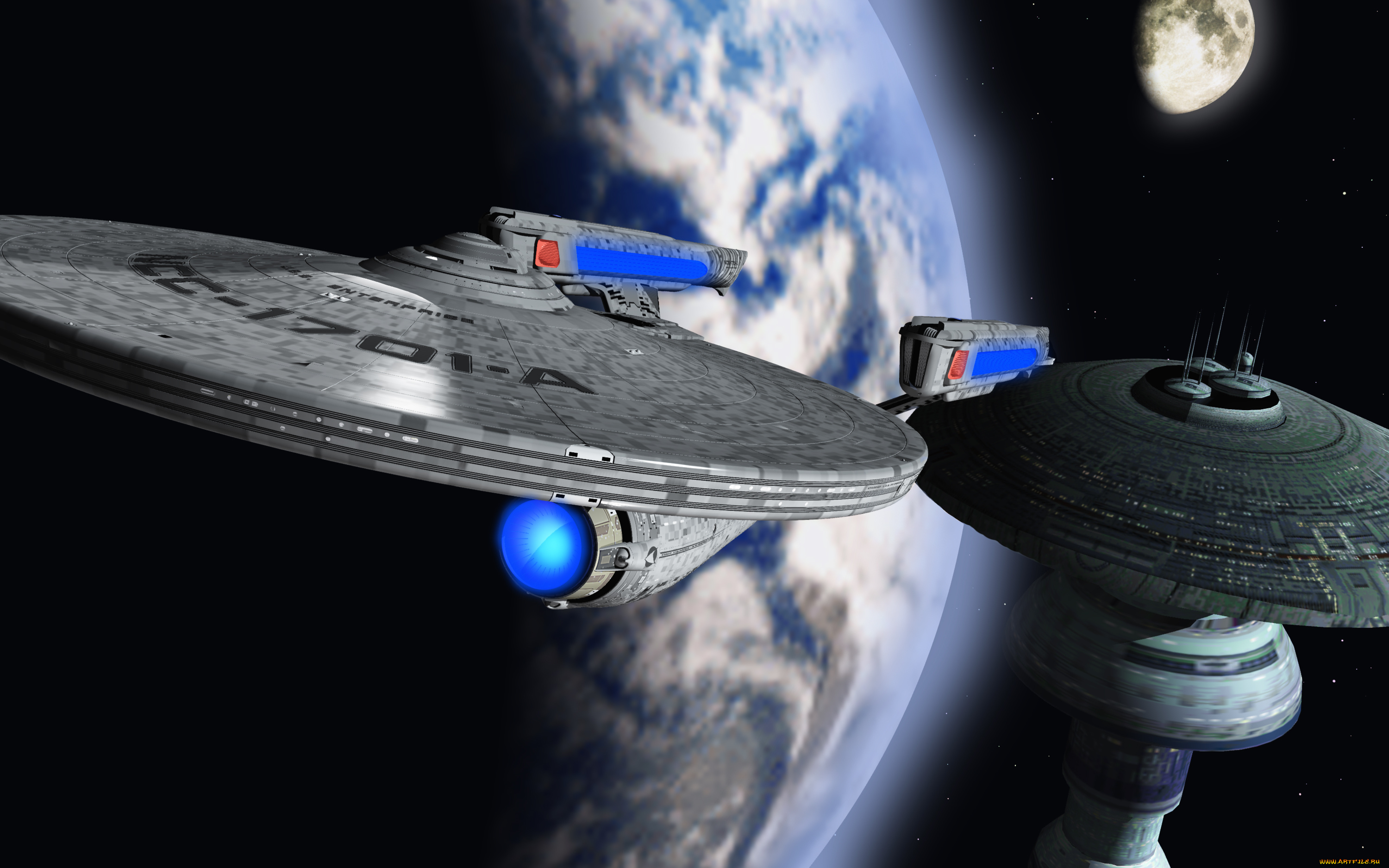 космос, арт, космические, корабли, звезды, планеты