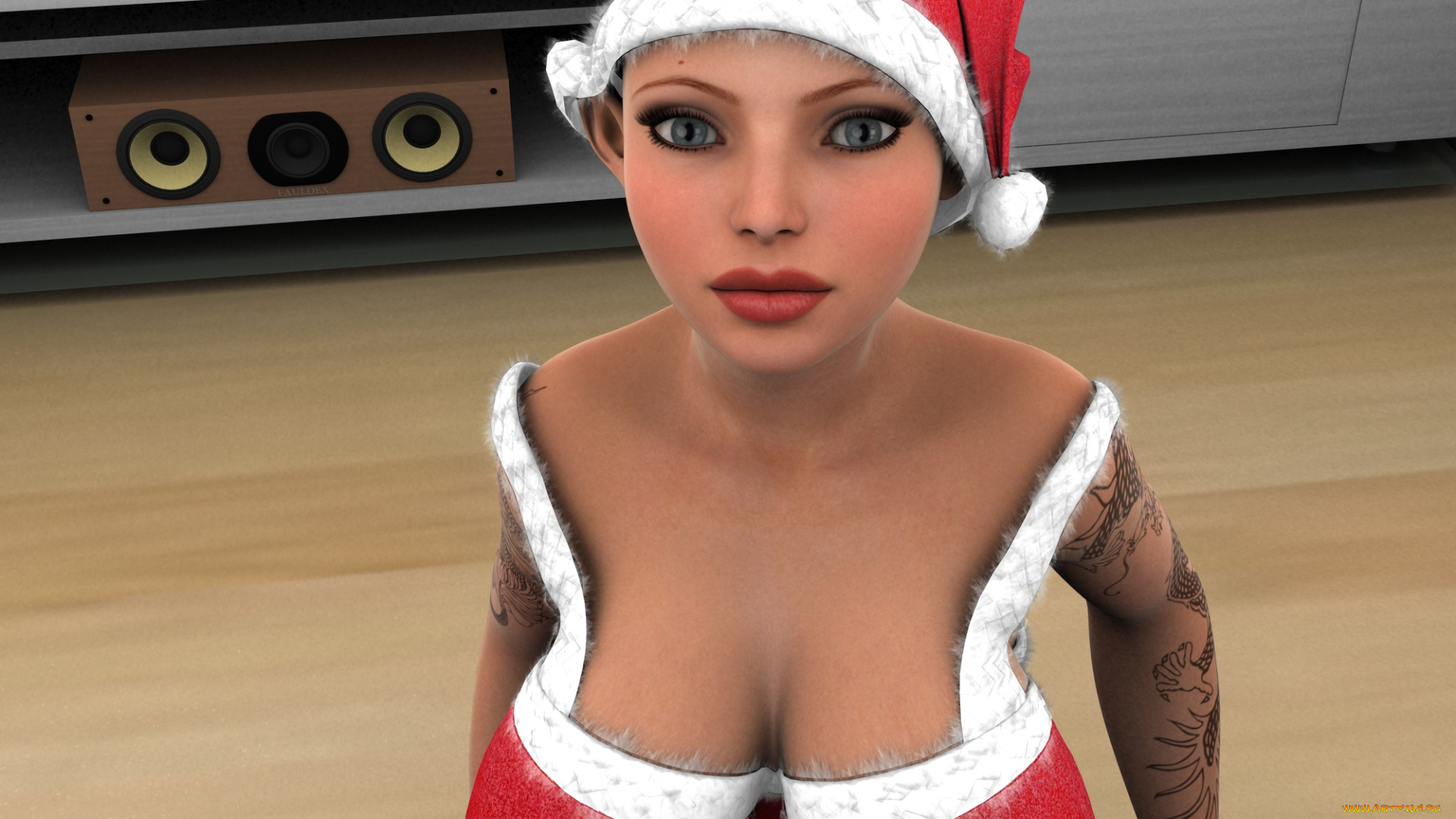 3д, графика, люди, , people, взгляд, девушка