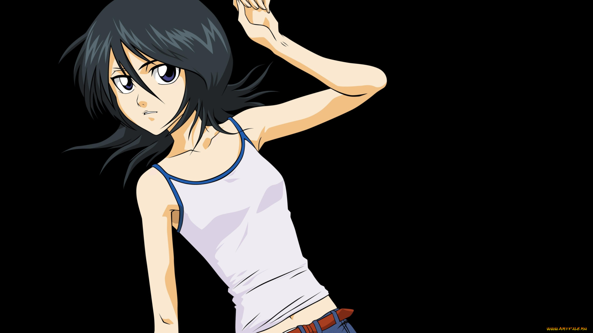 аниме, bleach, kuchiki, rukia, девушка, блич