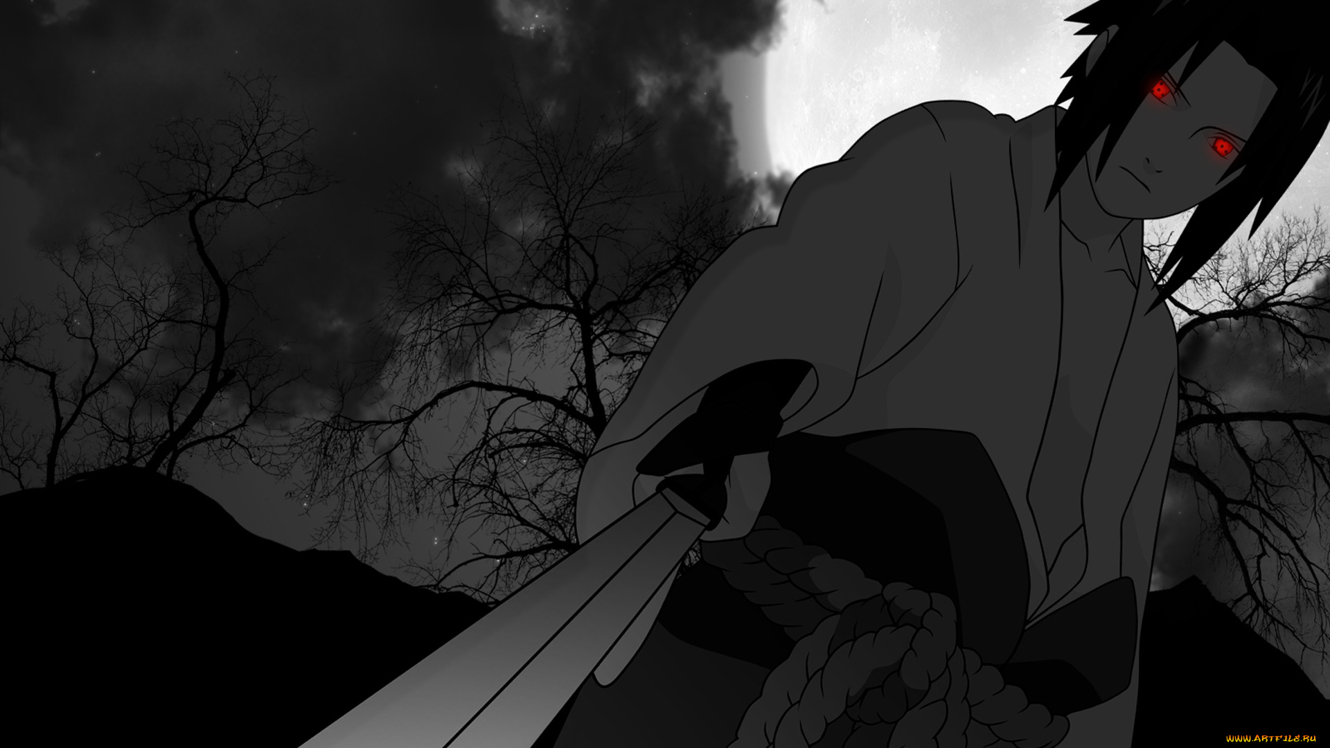 аниме, naruto, uchiha, sasuke, sharingan