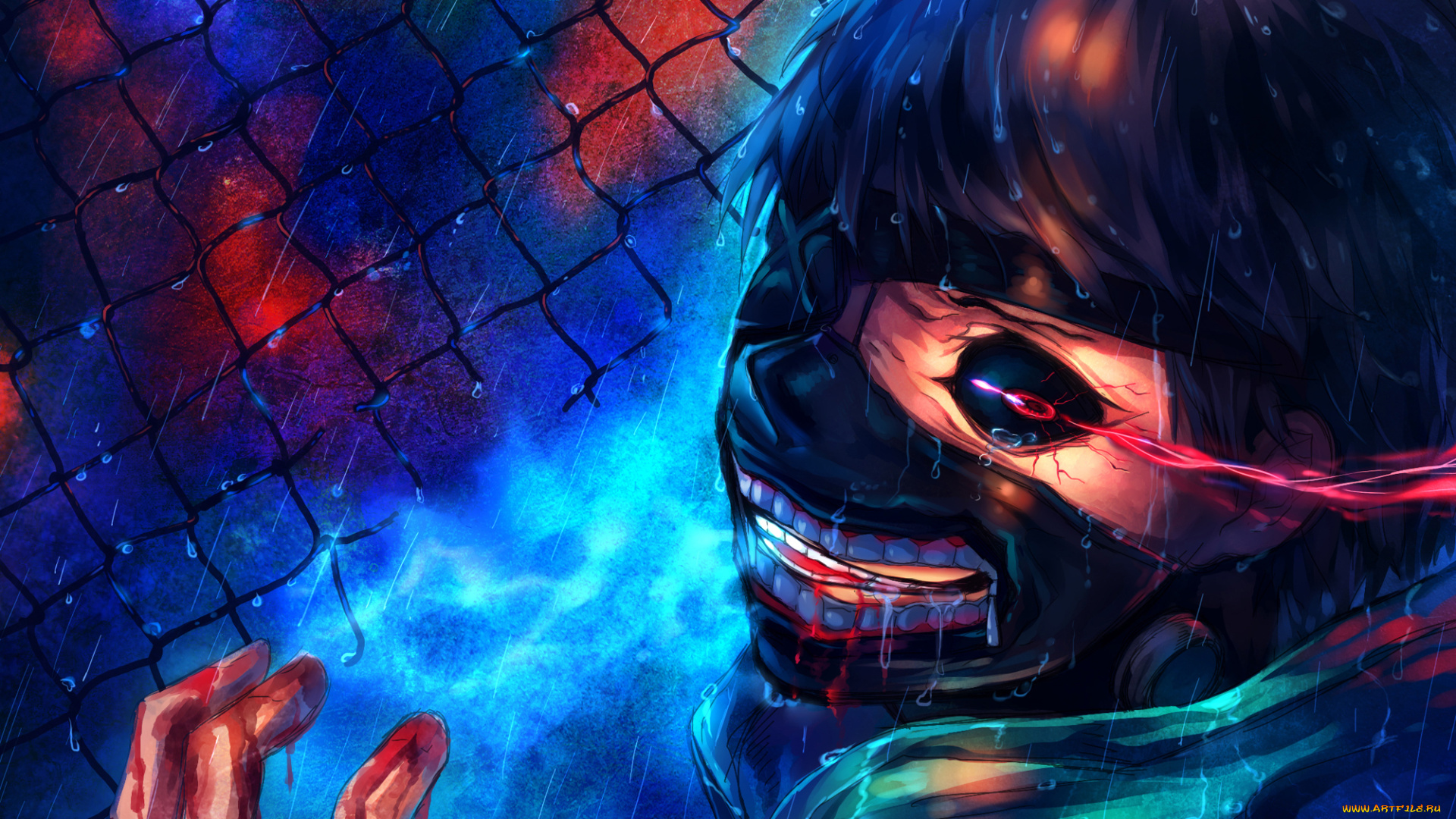 аниме, tokyo, ghoul, anime, tokyo, ghoul, kaneki, ken, art