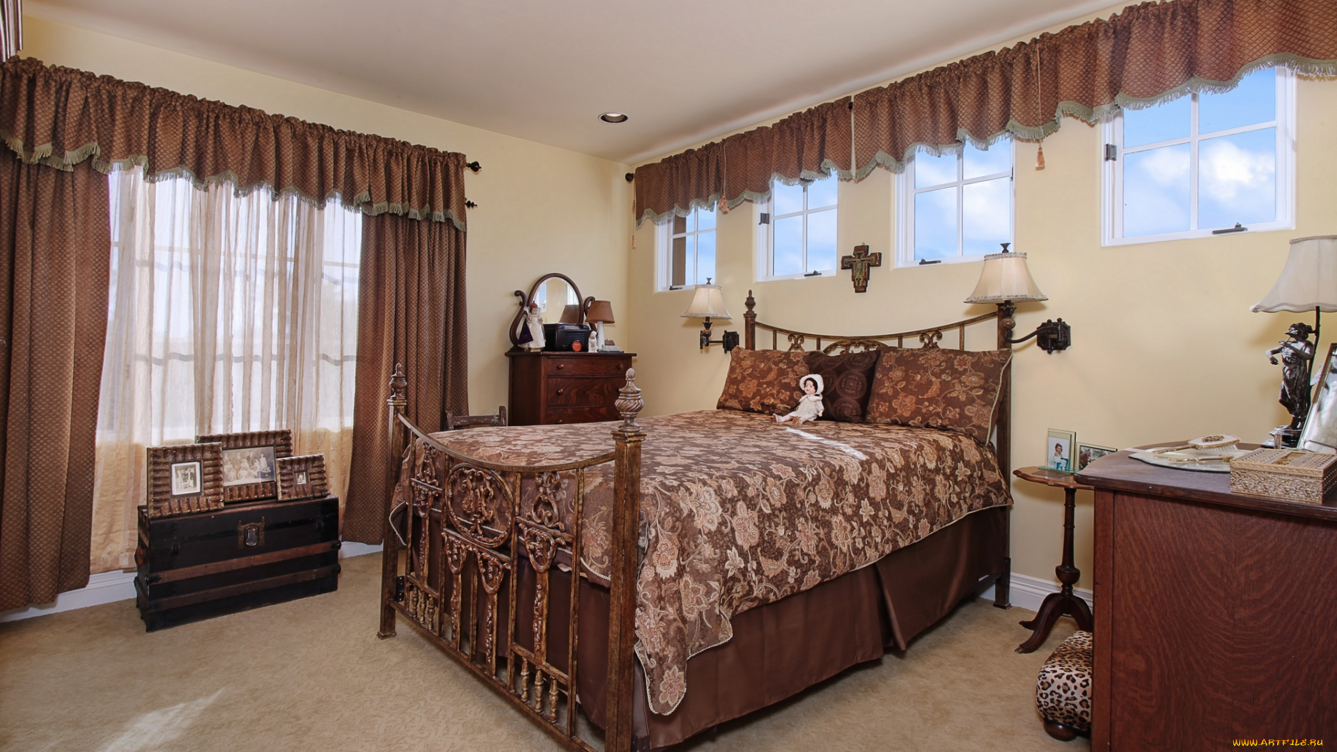 интерьер, спальня, оформление, стиль