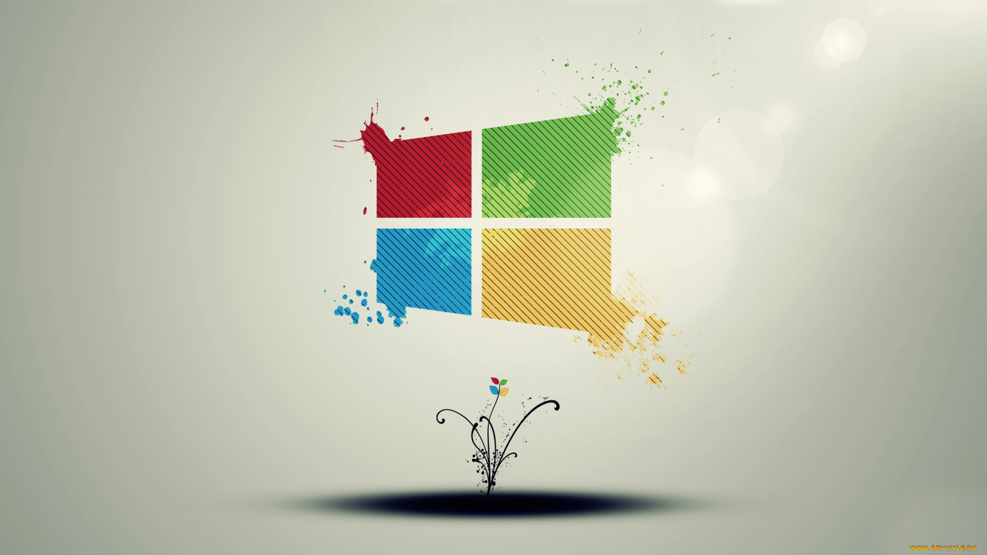 компьютеры, windows, 8, фон, логотип