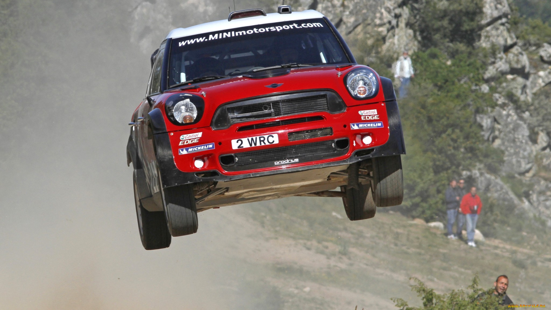 спорт, авторалли, mini, countryman, john, coooper, works, wrc, мини, красный, ралли, полё