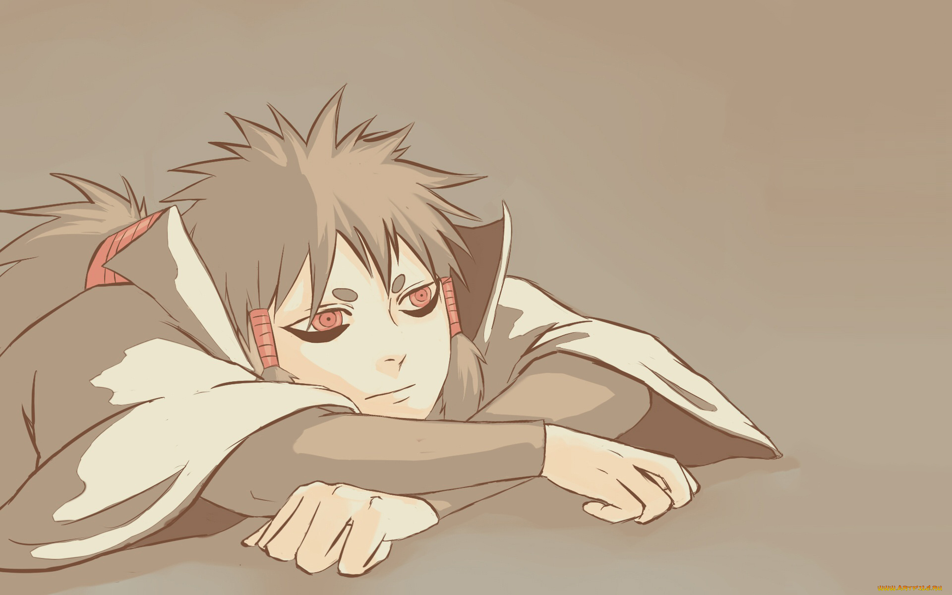 аниме, naruto, art, indra, ootsutsuki, k1deki