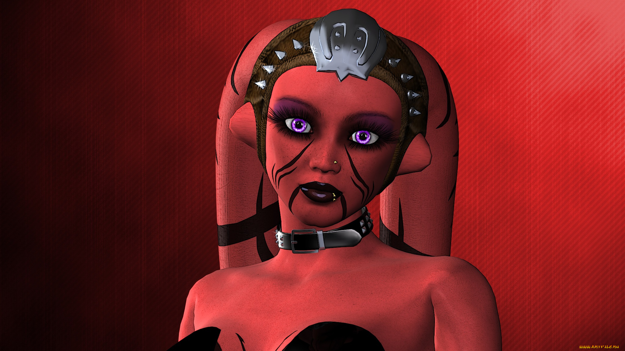 3д, графика, существа, , creatures, фон, существо, взгляд