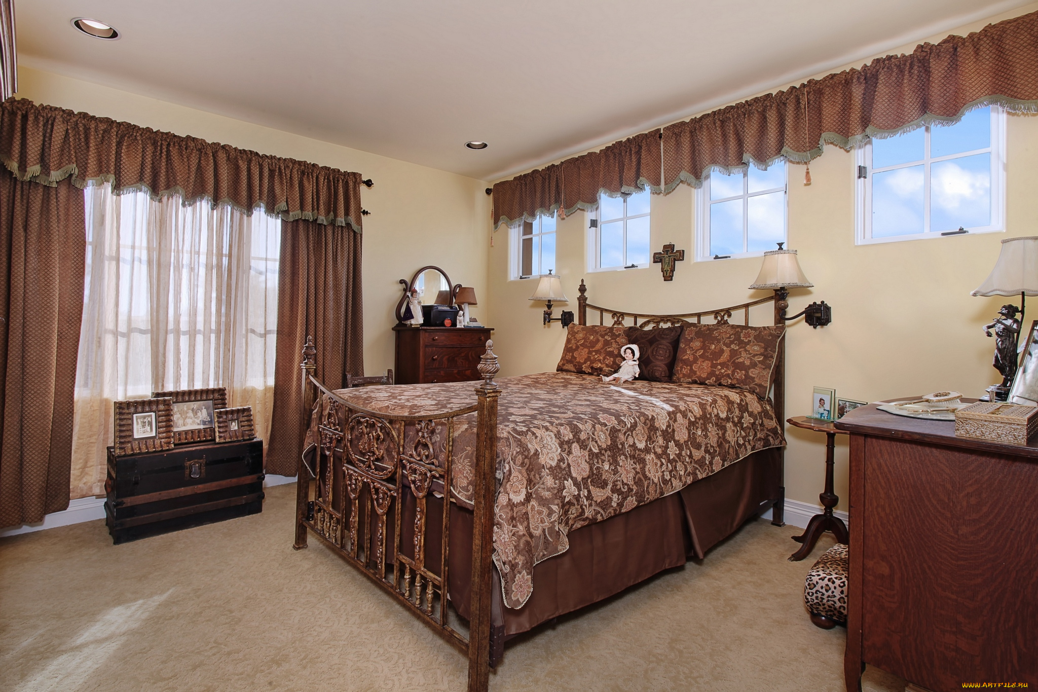 интерьер, спальня, оформление, стиль