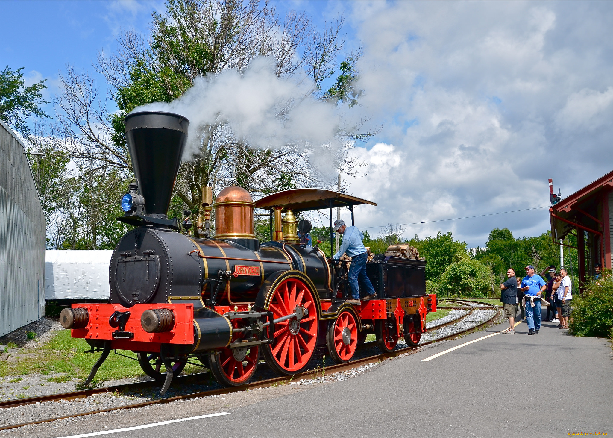 техника, паровозы, паровоз, рельсы, дорога, железная