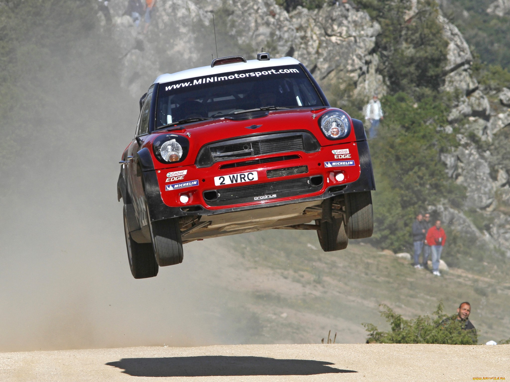 спорт, авторалли, mini, countryman, john, coooper, works, wrc, мини, красный, ралли, полё