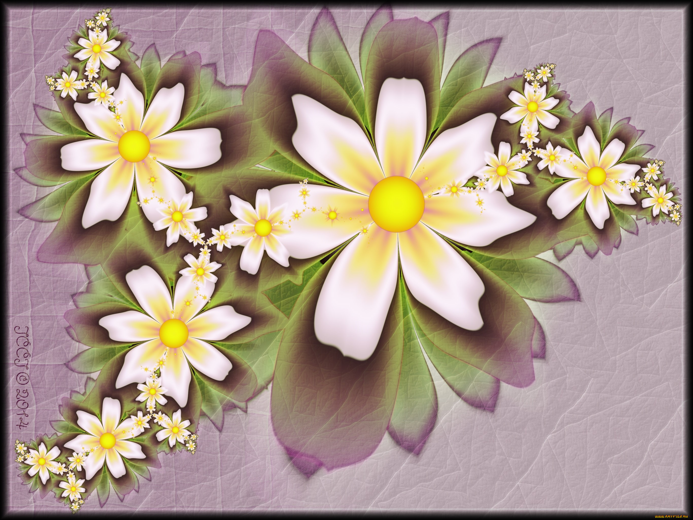 3д, графика, цветы, , flowers, цвета, фон, узор