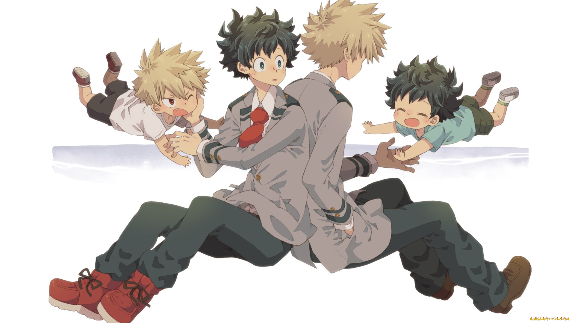 аниме, boku, no, hero, academia, парни