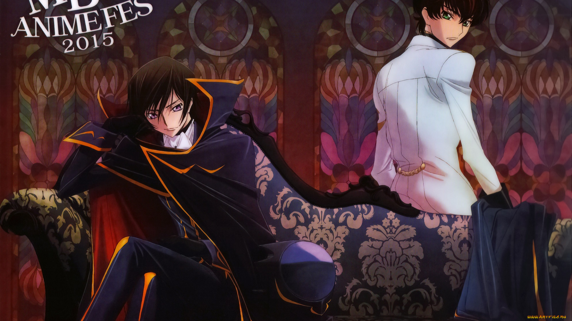 аниме, code, geass, парни