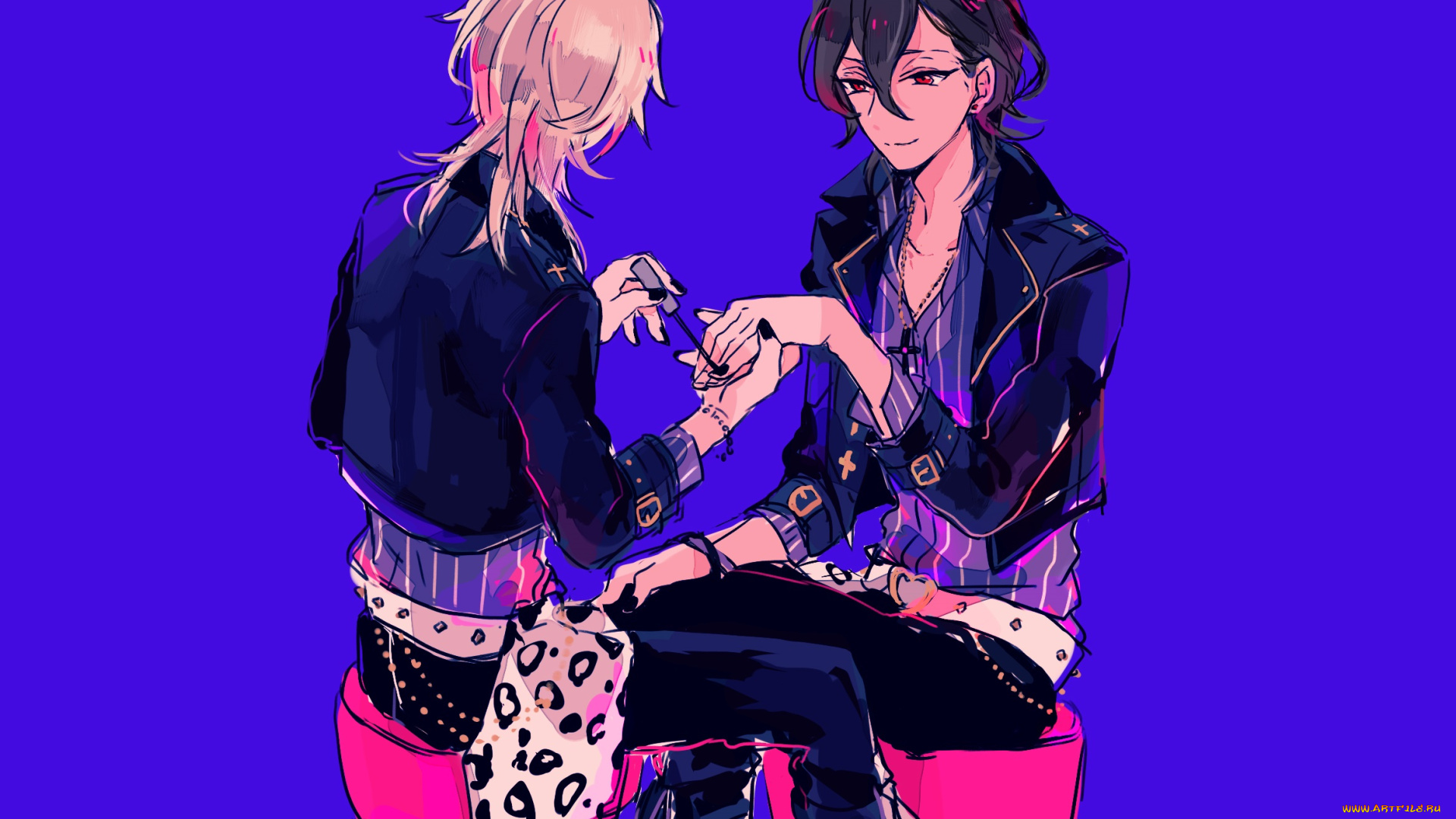 аниме, ensemble, stars, парни