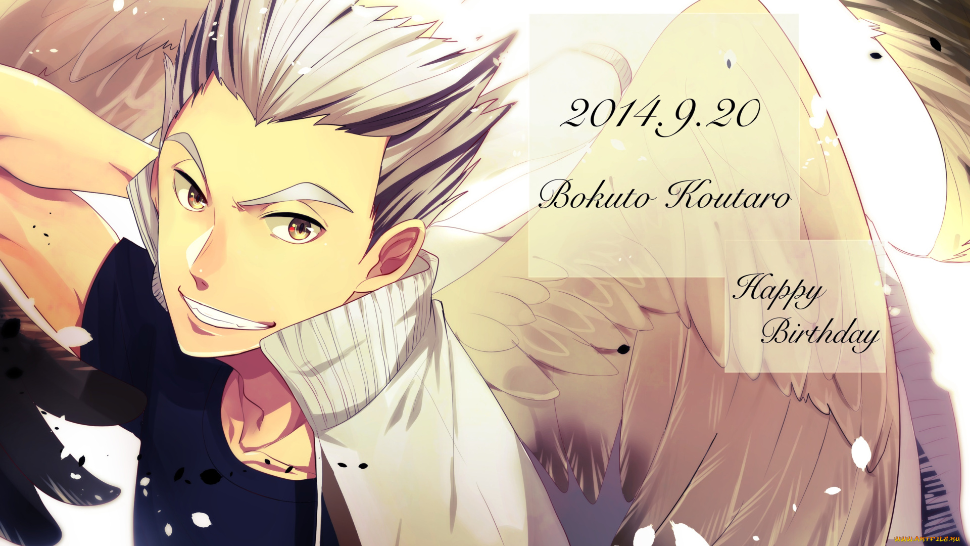 аниме, haikyuu, бокуто