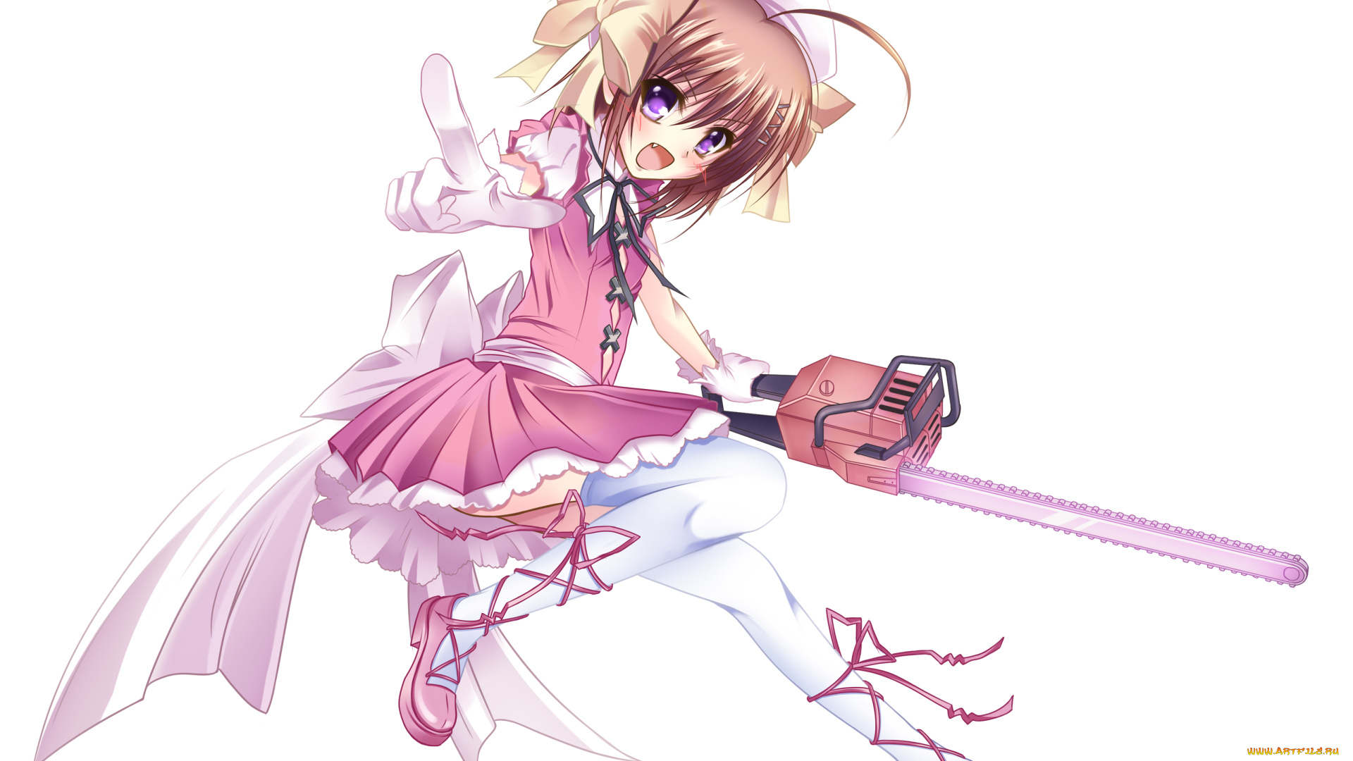 аниме, kore, wa, zombie, desu, ka, девушка, взгляд, фон