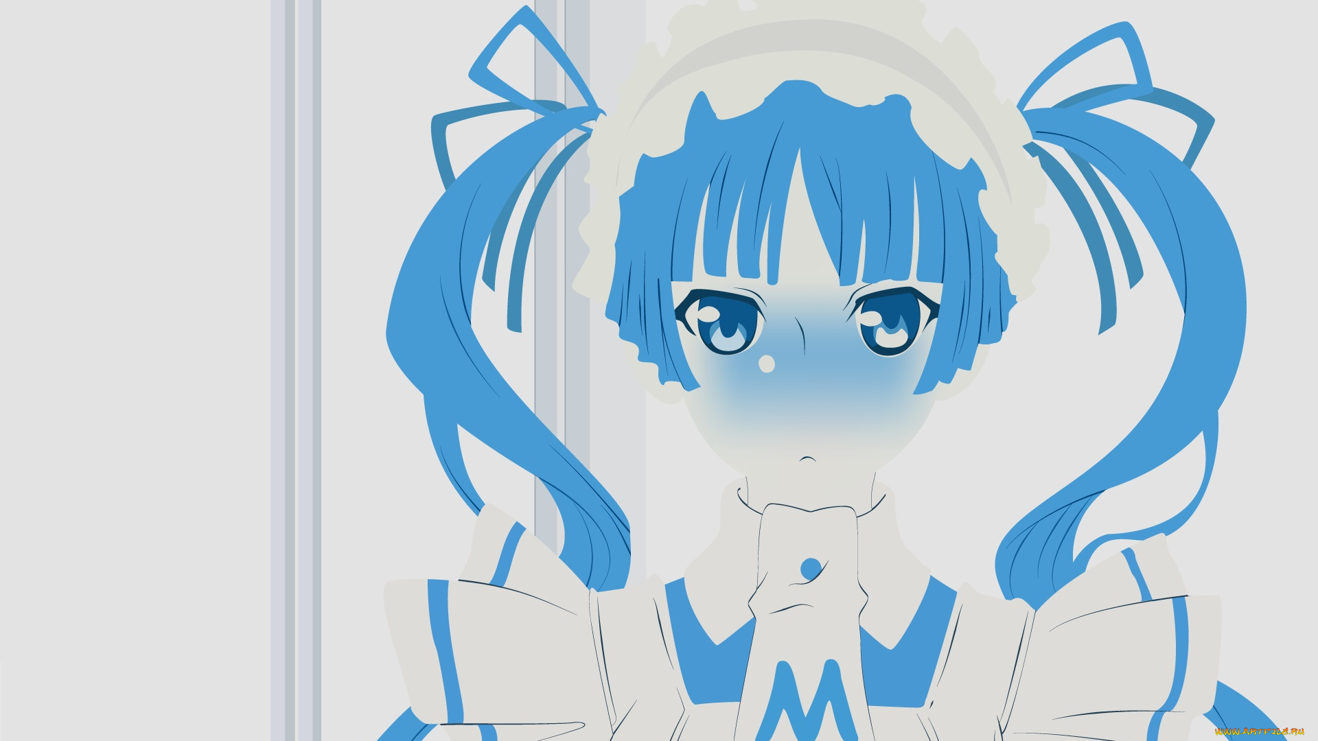 аниме, maria, holic, фон, взгляд, девушка