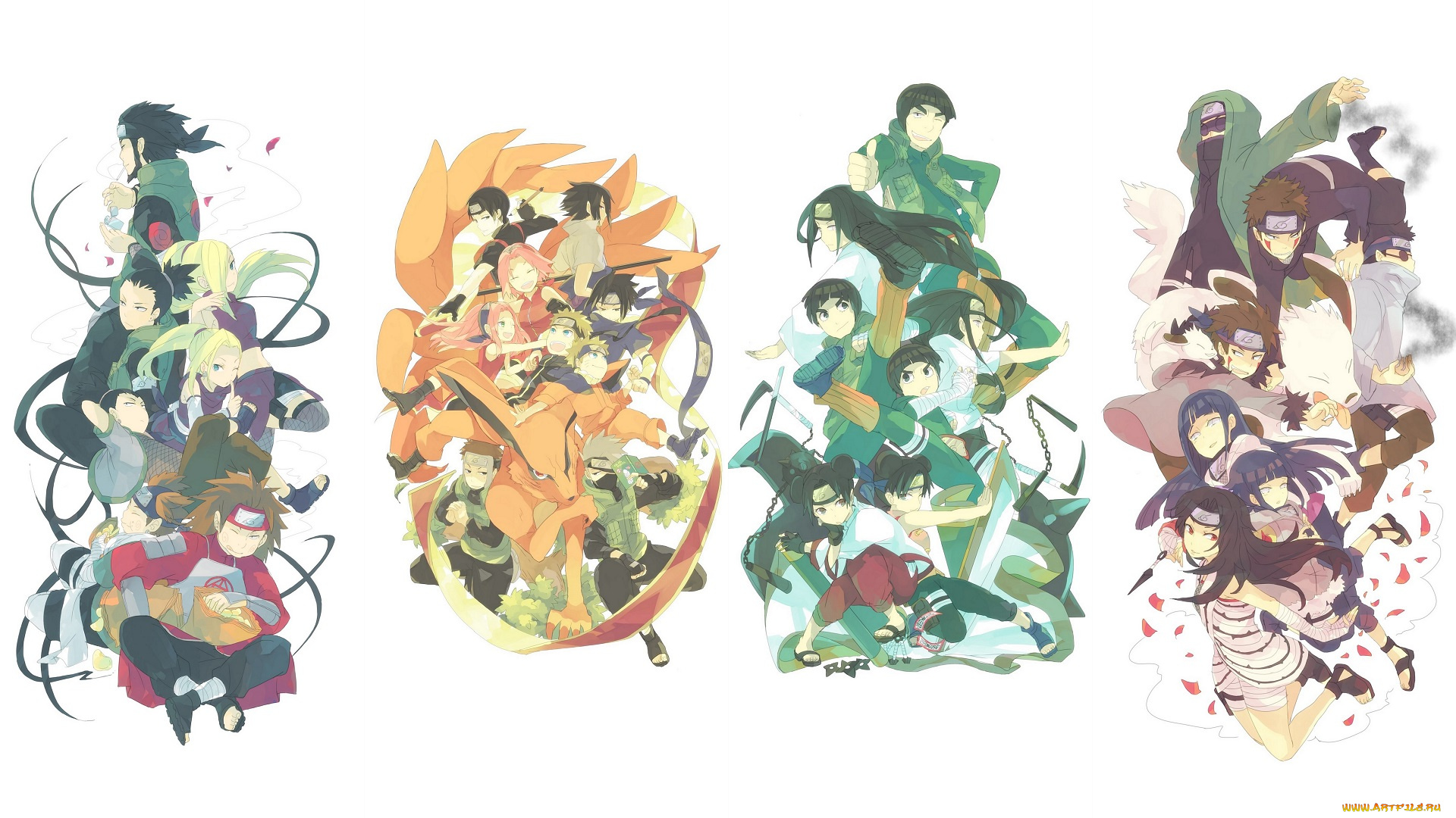 аниме, naruto, команды, наруто