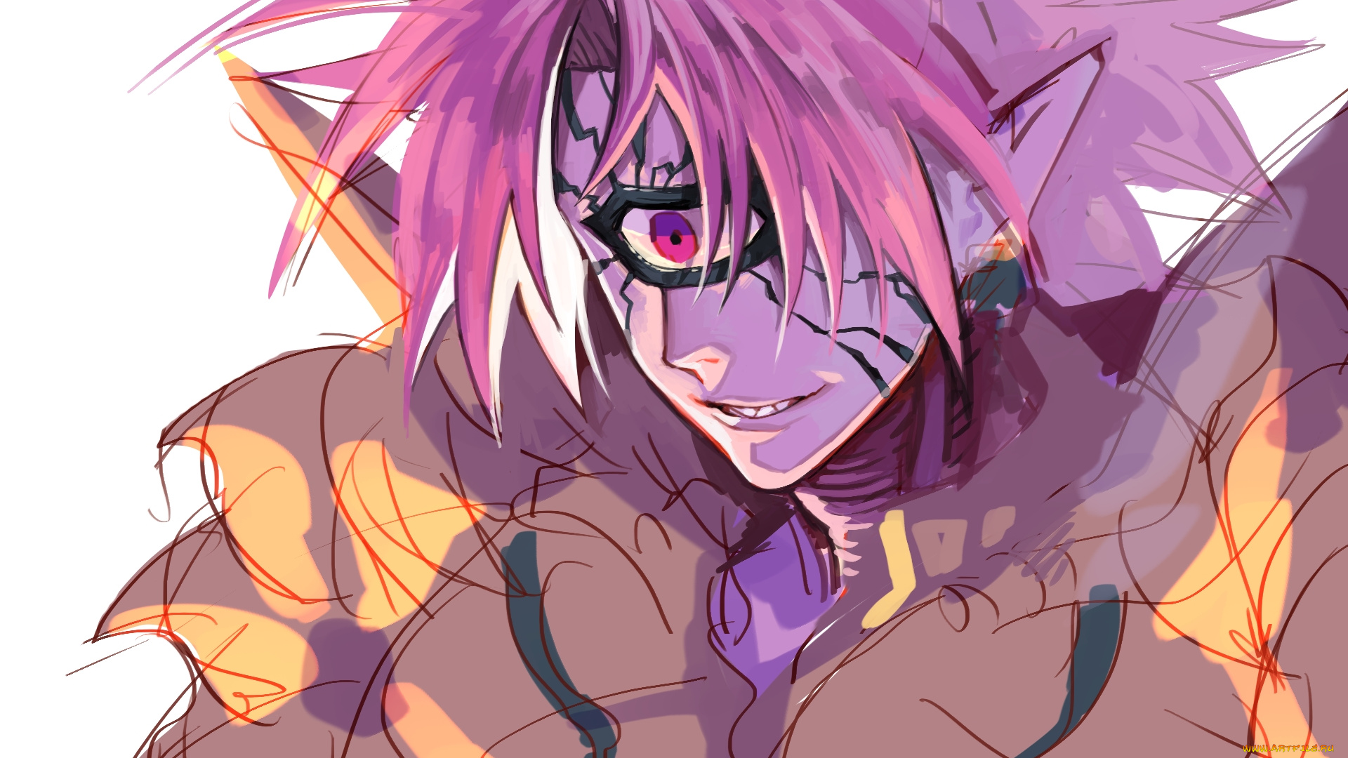 аниме, one, punch, man, лорд, борос