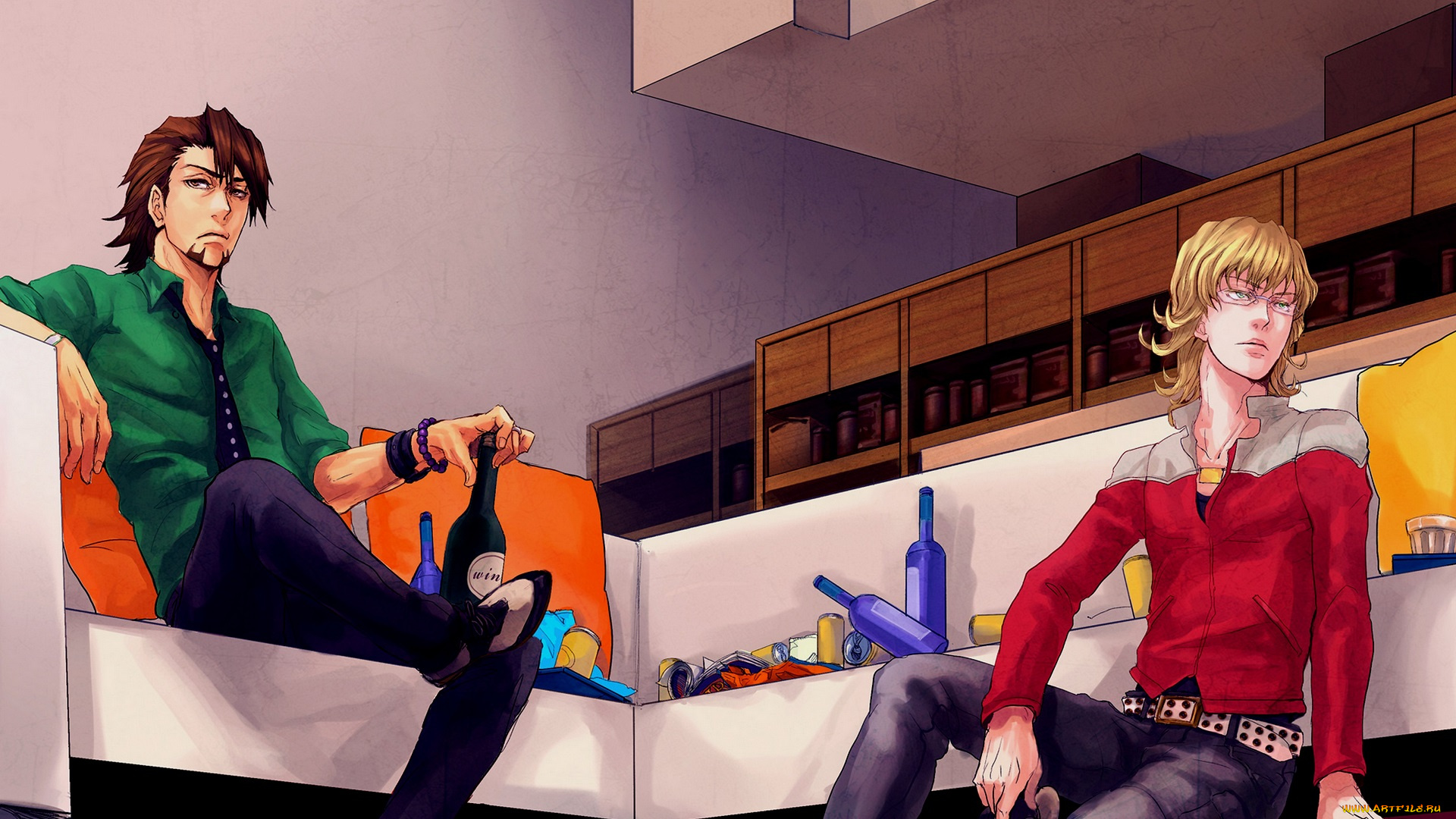 аниме, tiger, and, bunny, барнаби, котецу