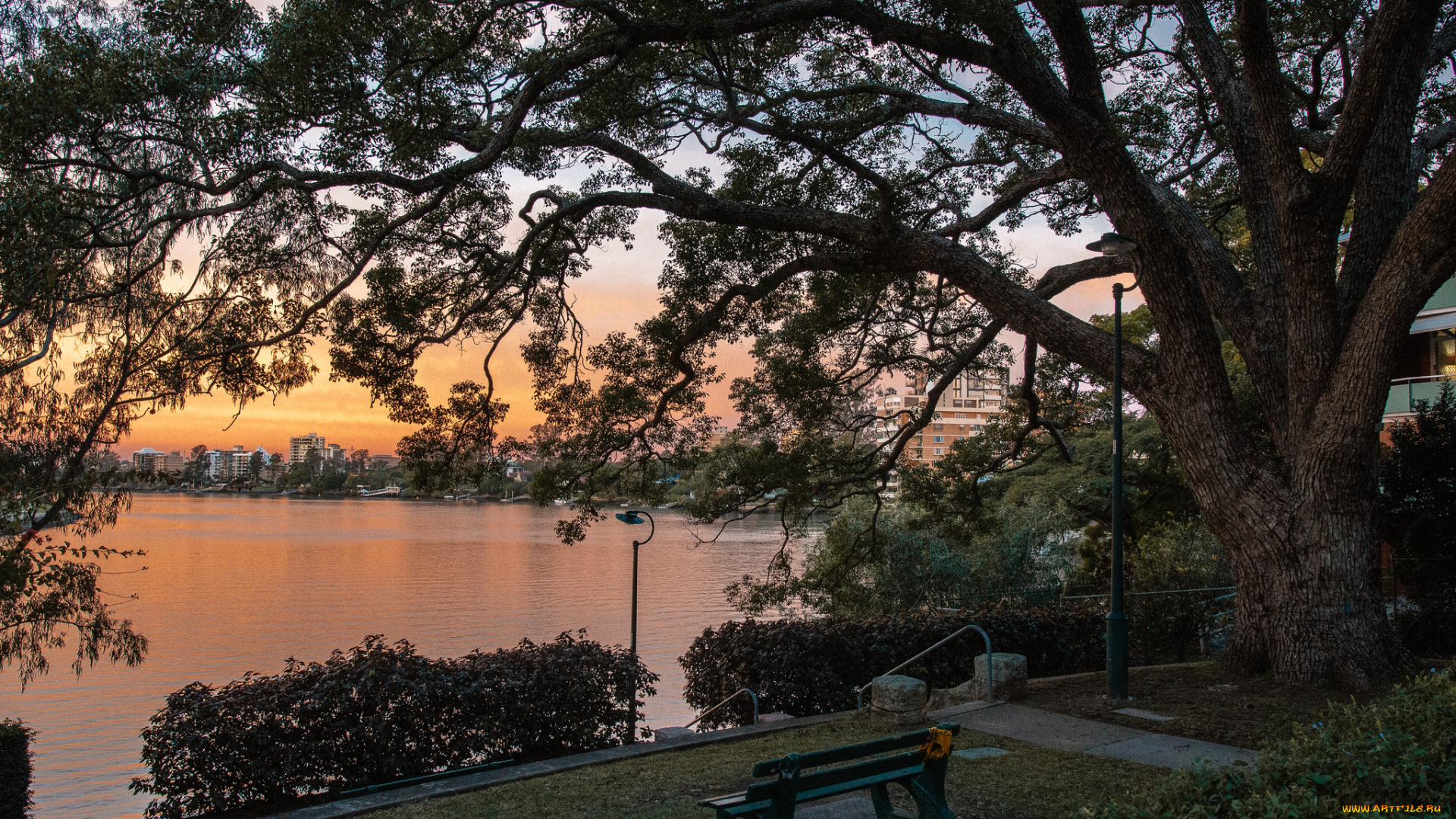 города, -, пейзажи, панорама