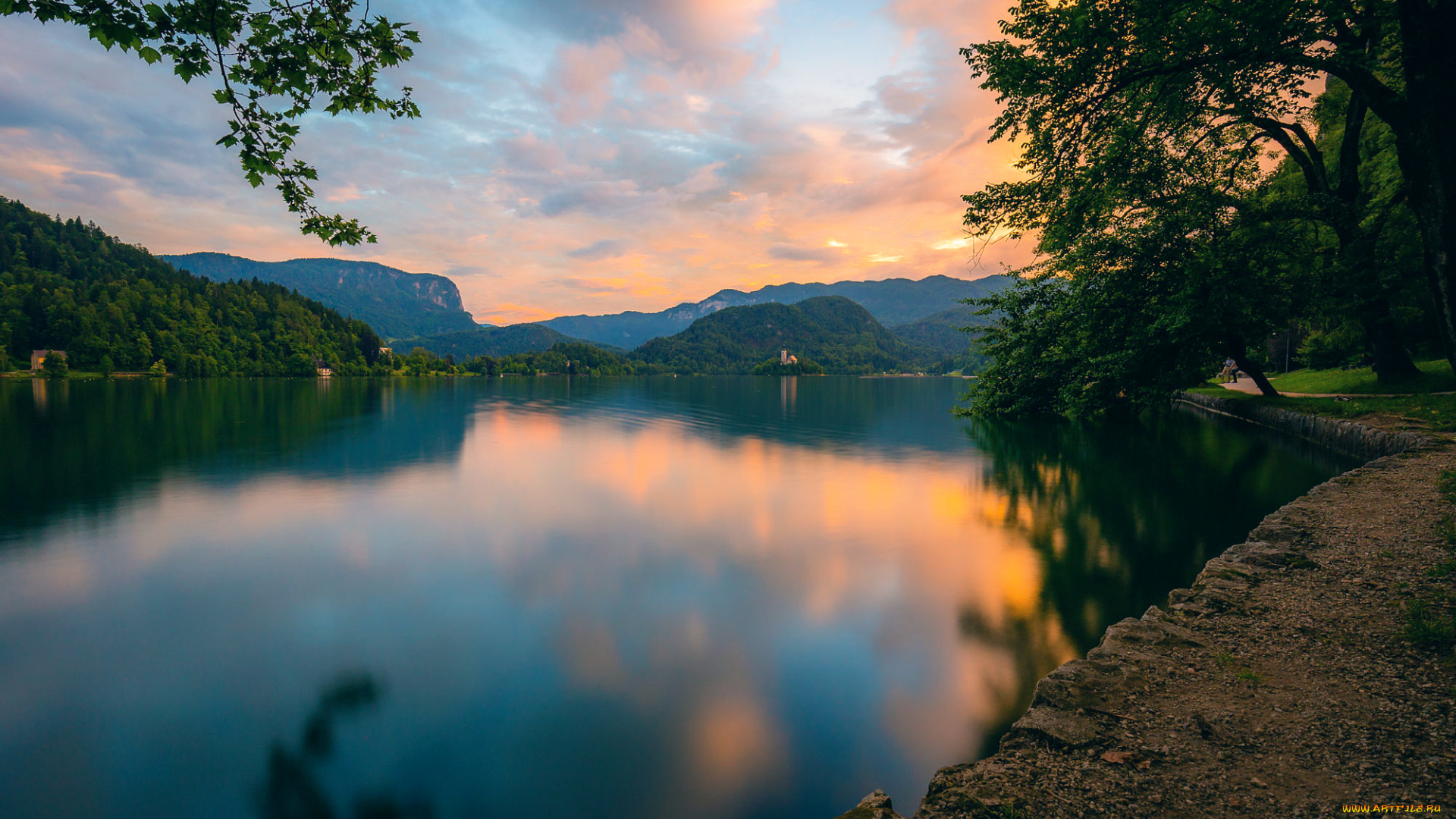 природа, реки, озера, lake, bled, озеро, красота