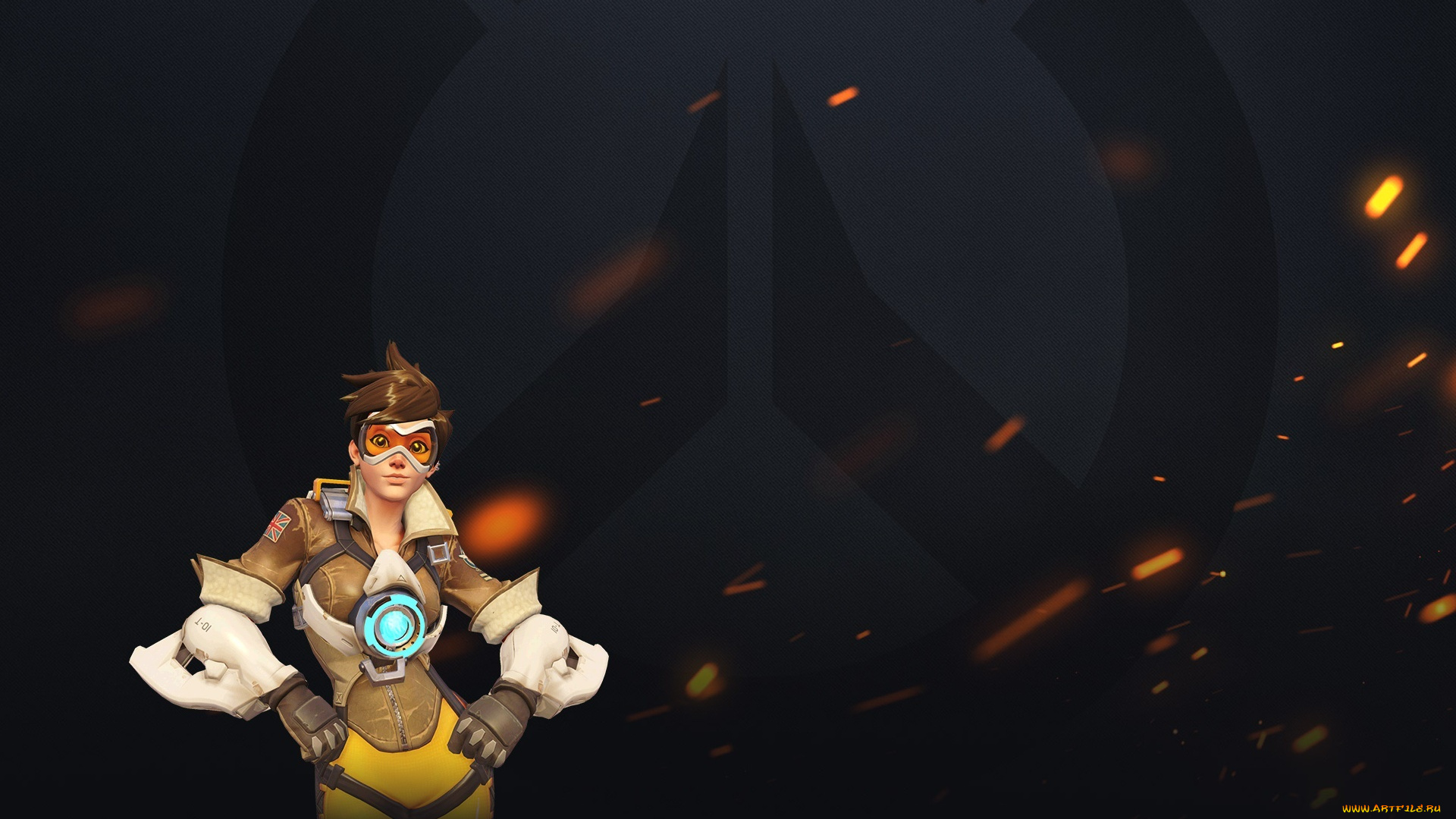 видео, игры, overwatch, взгляд