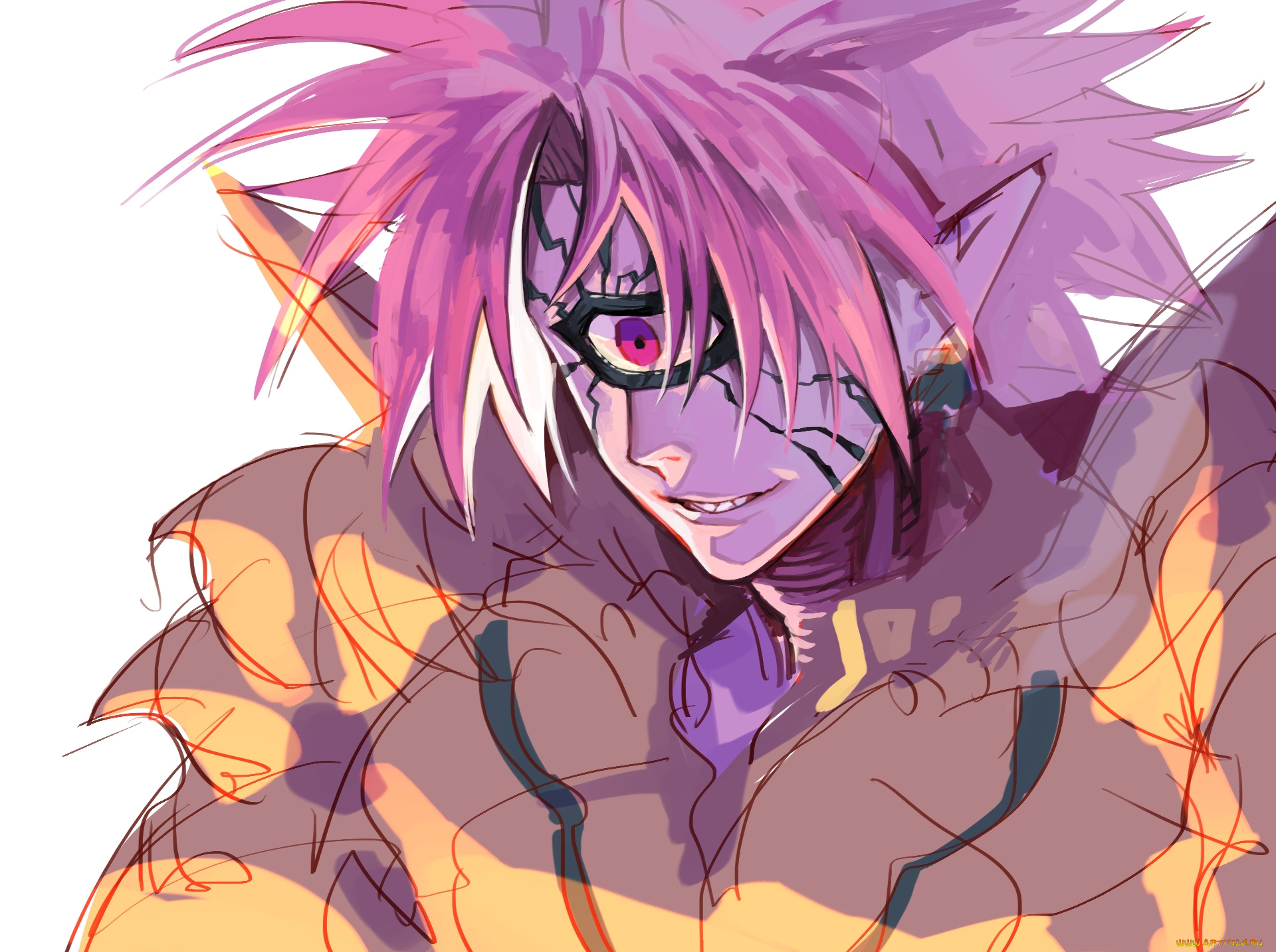 аниме, one, punch, man, лорд, борос