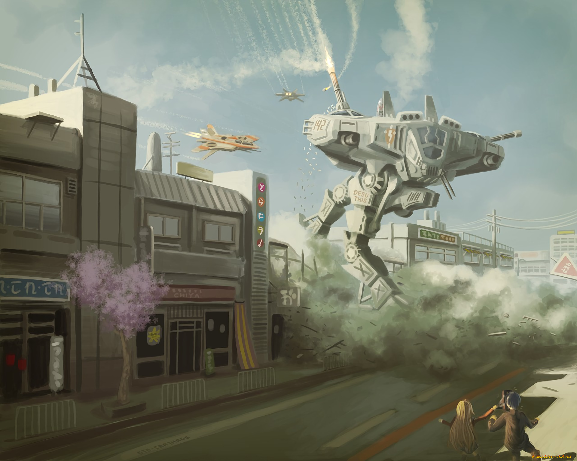 аниме, toradora, робот