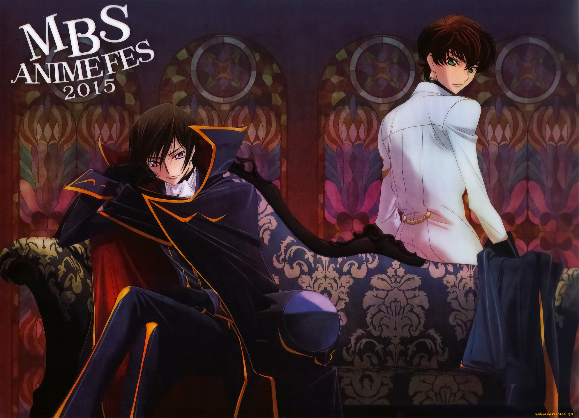 аниме, code, geass, парни