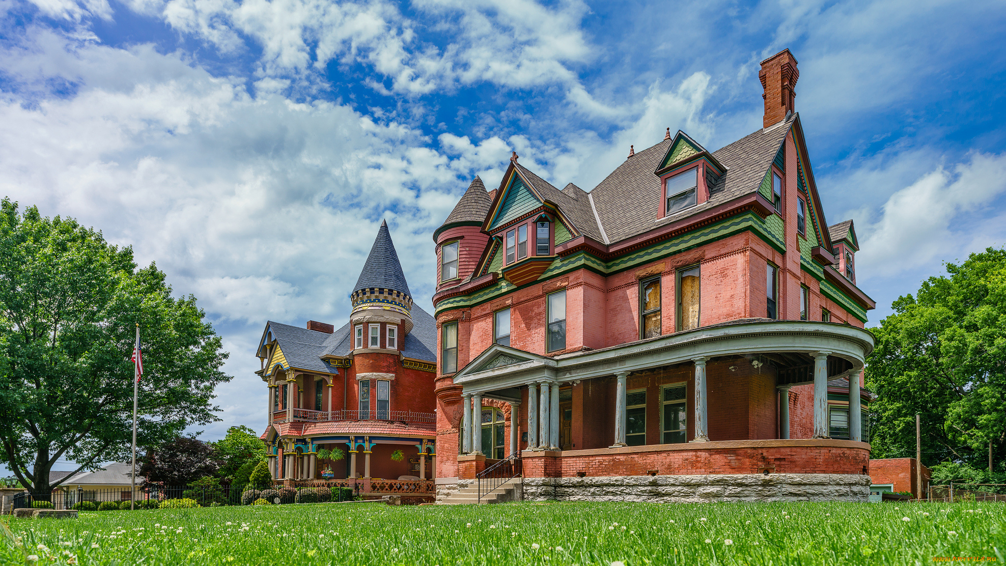 города, -, здания, , дома, особняк