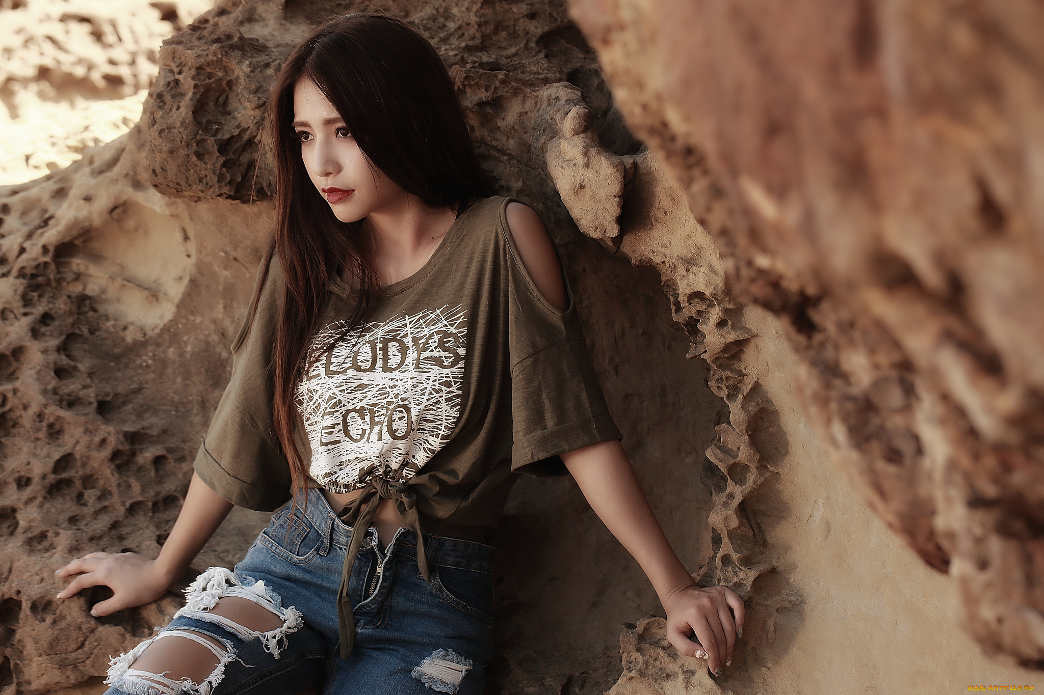 девушки, -unsort, , азиатки, взгляд, лицо