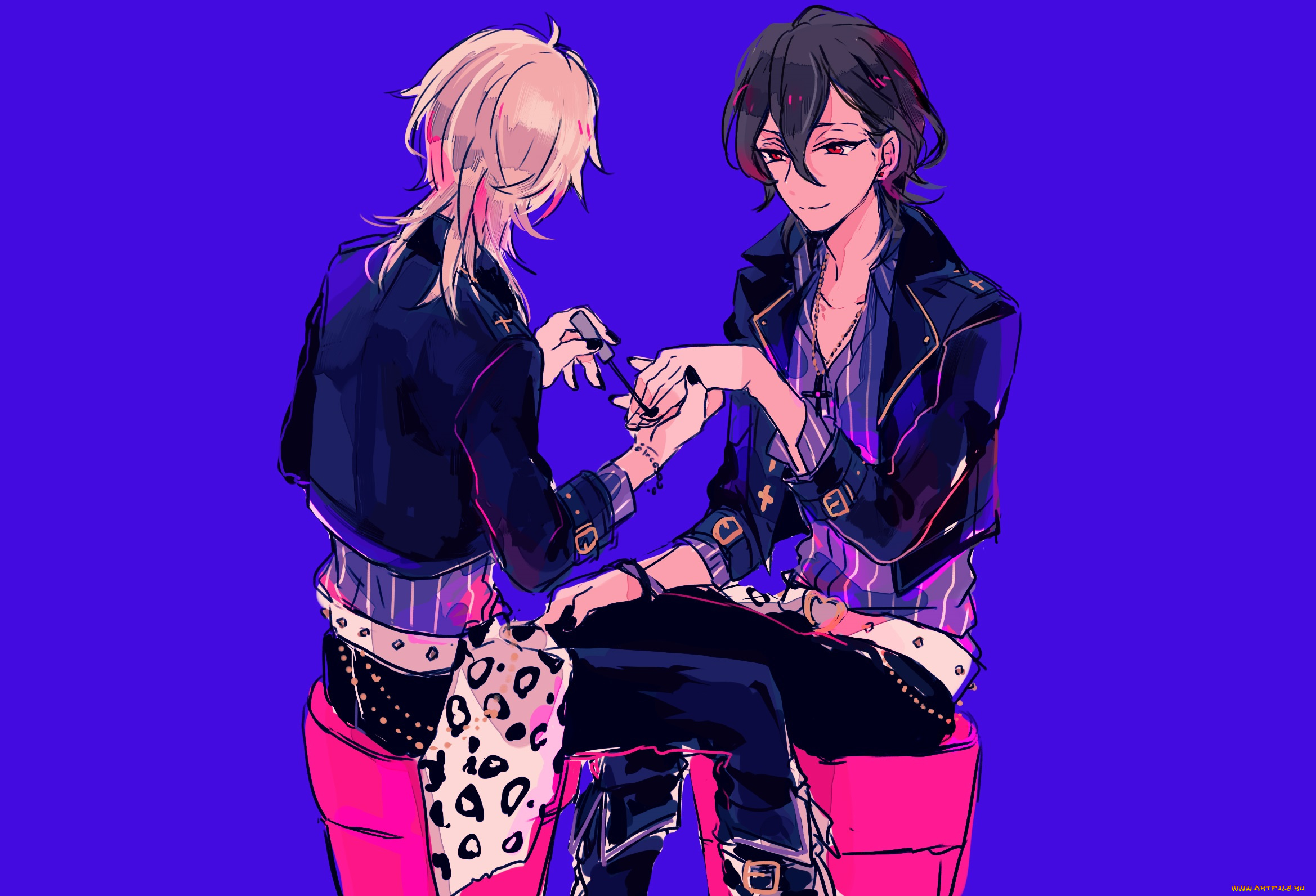 аниме, ensemble, stars, парни