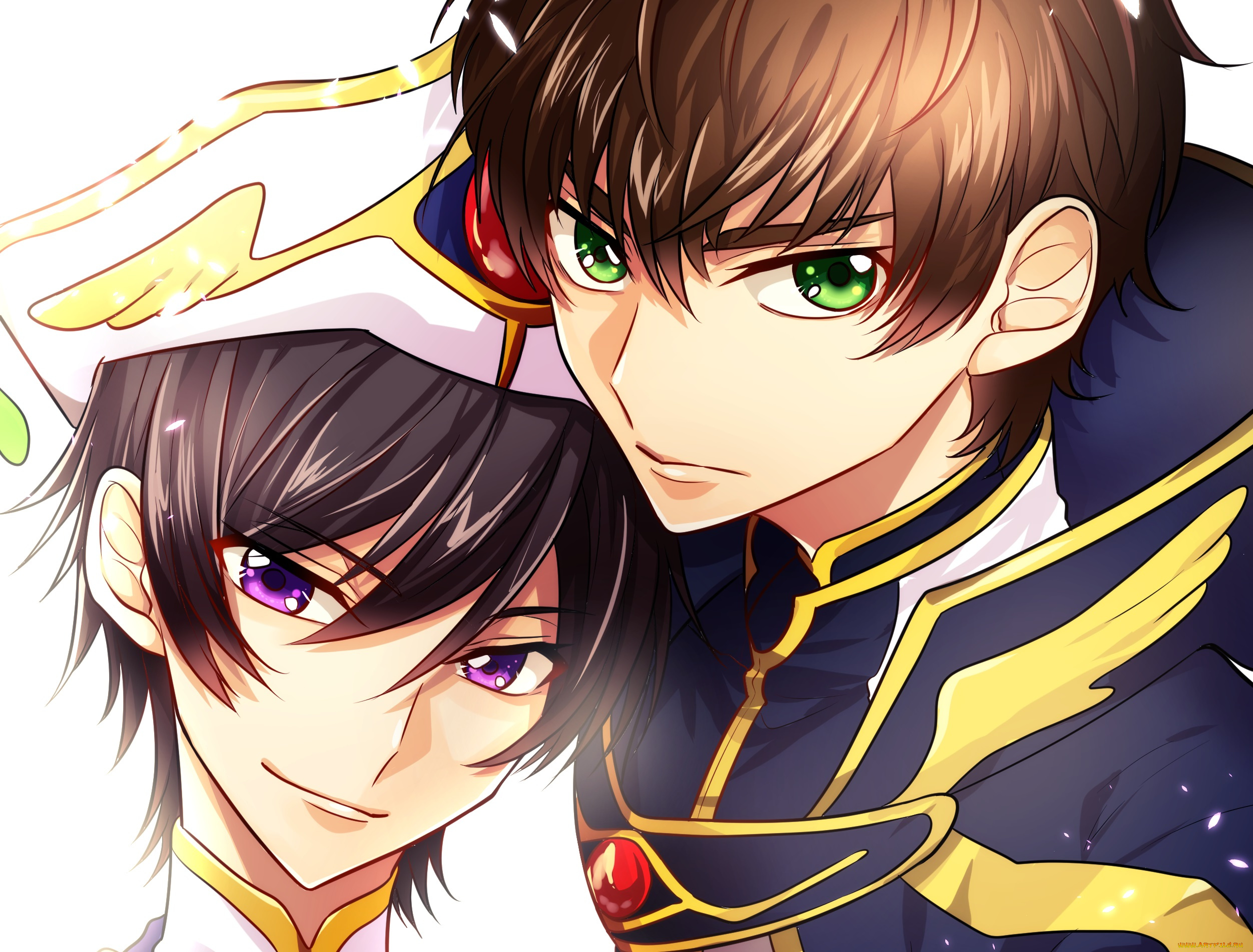 аниме, code, geass, парни