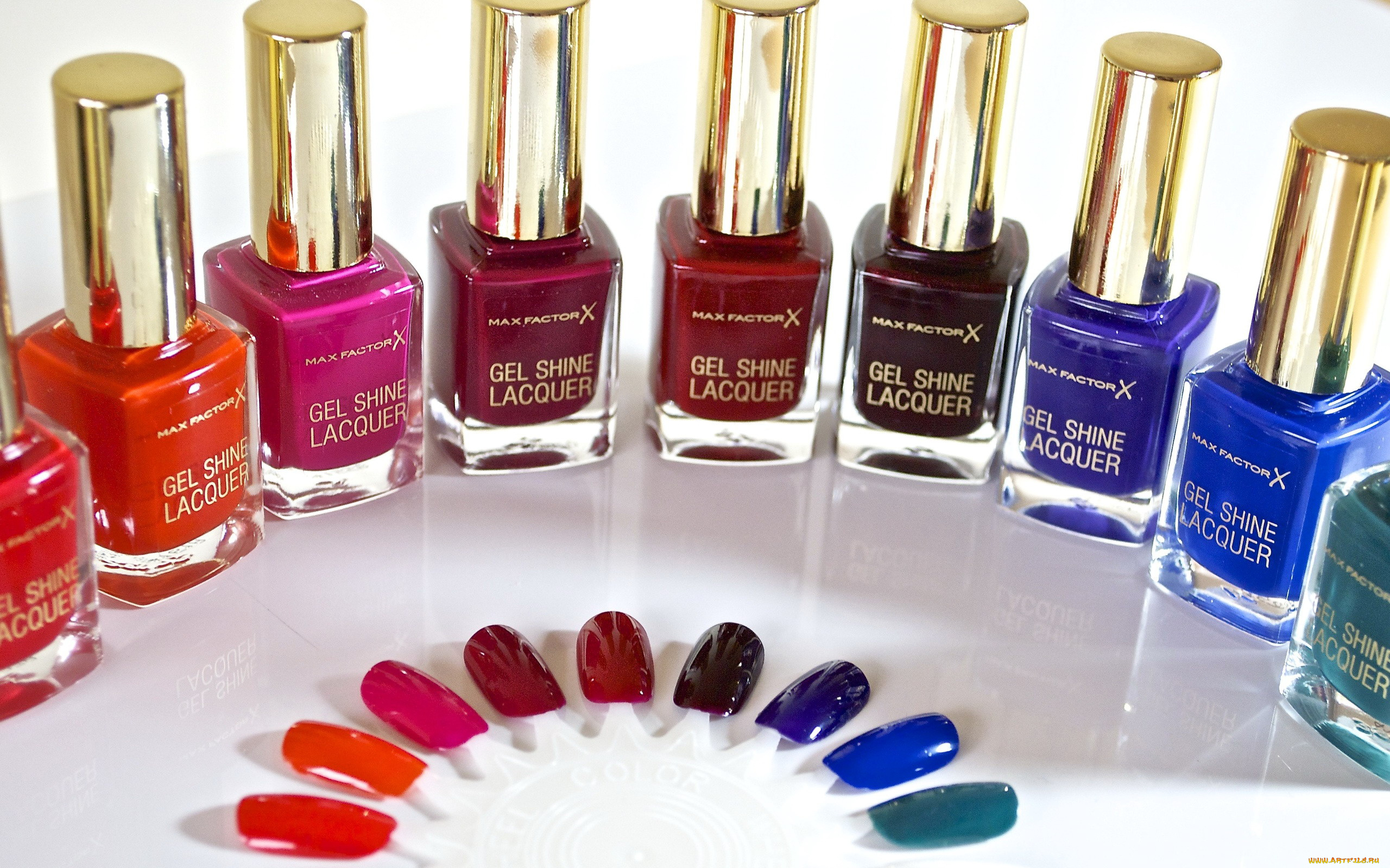 бренды, maxfactor, лаки, разноцветные