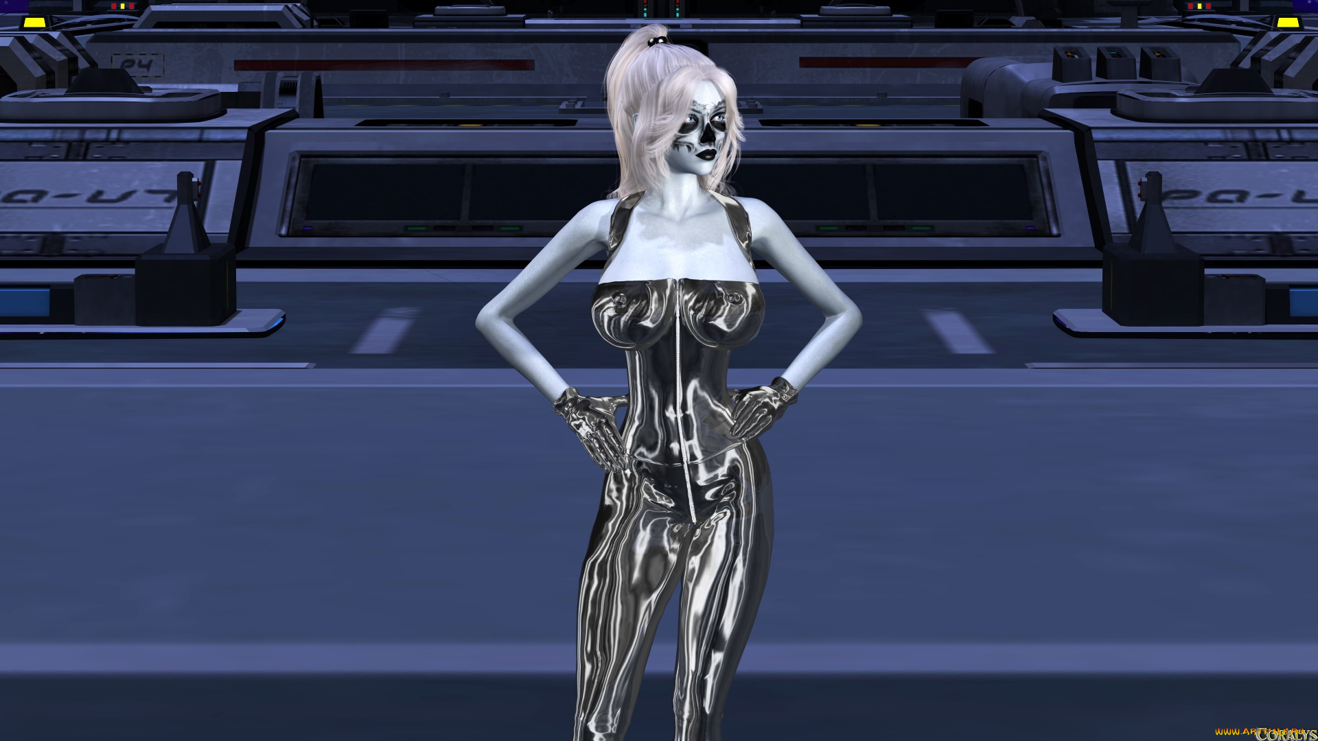 3д, графика, фантазия, , fantasy, девушка, фон, взгляд